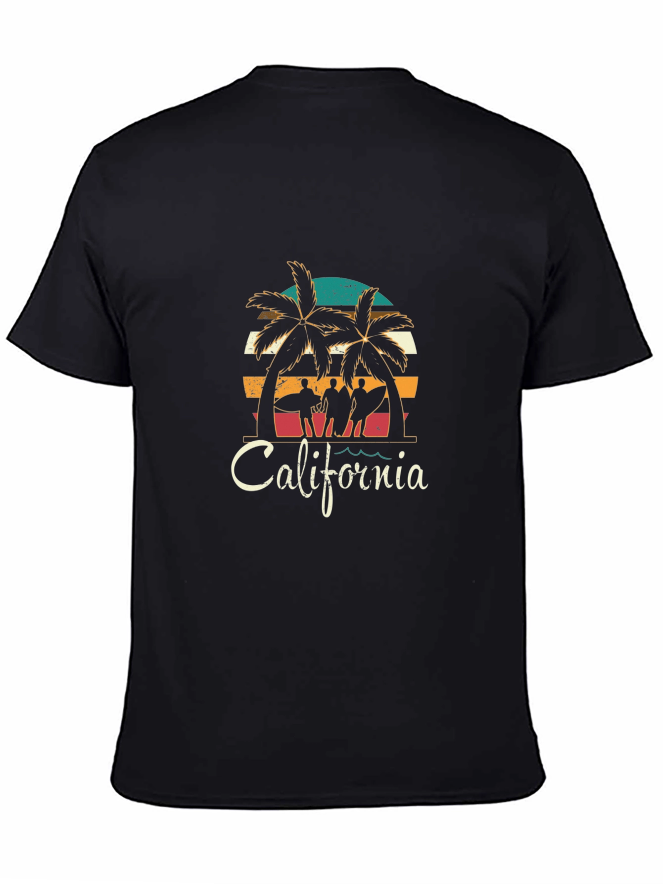 California Surf T-Shirt - Retro Beach Style