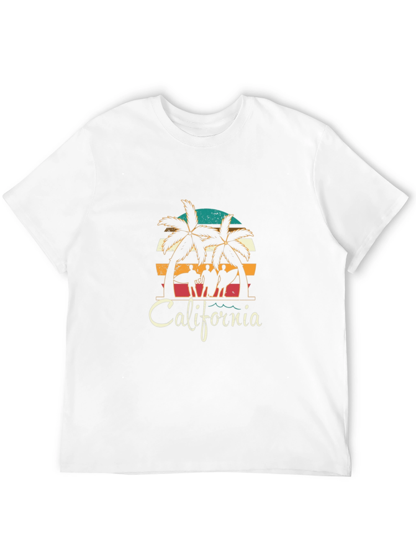 California Surf T-Shirt - Retro Beach Style