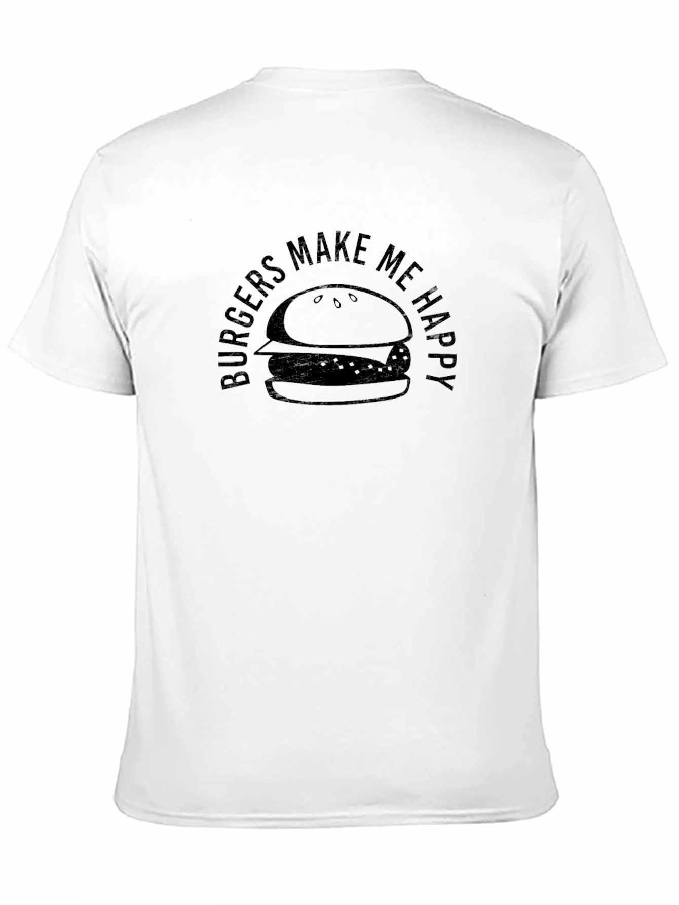 Burgers Make Me Happy Graphic T-Shirt