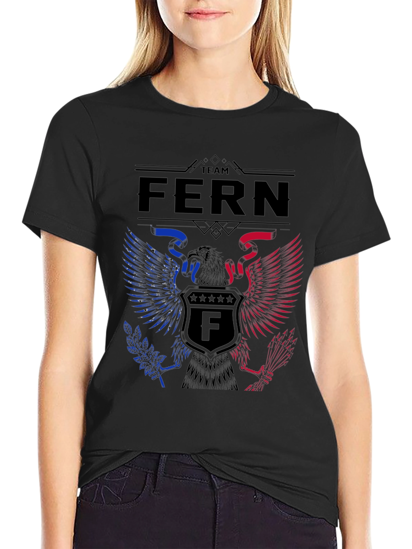 Team Fern Patriotic Eagle T-Shirt
