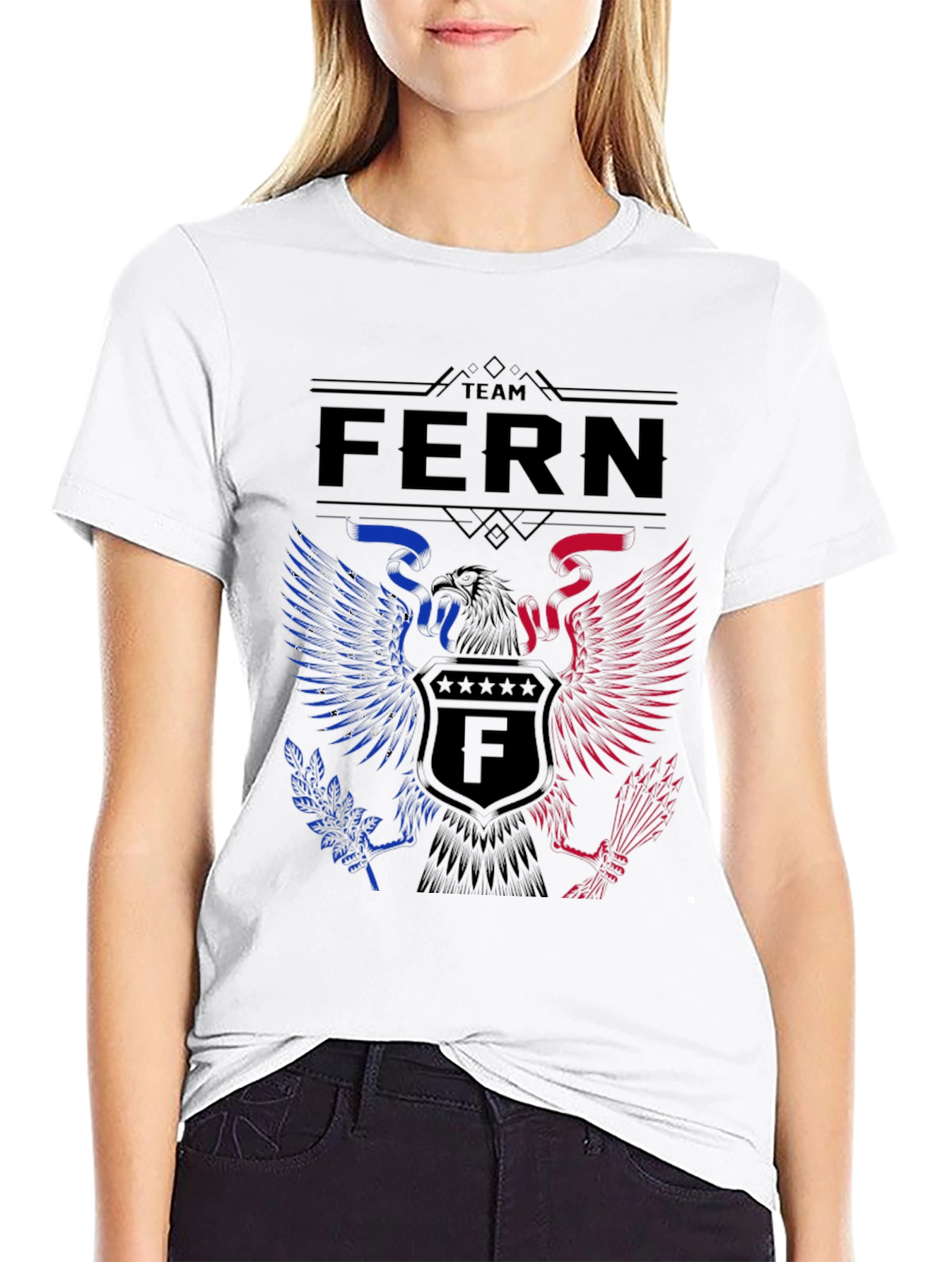 Team Fern Patriotic Eagle T-Shirt