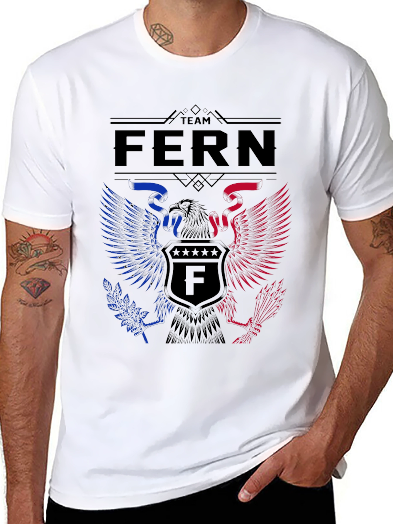 Team Fern Patriotic Eagle T-Shirt