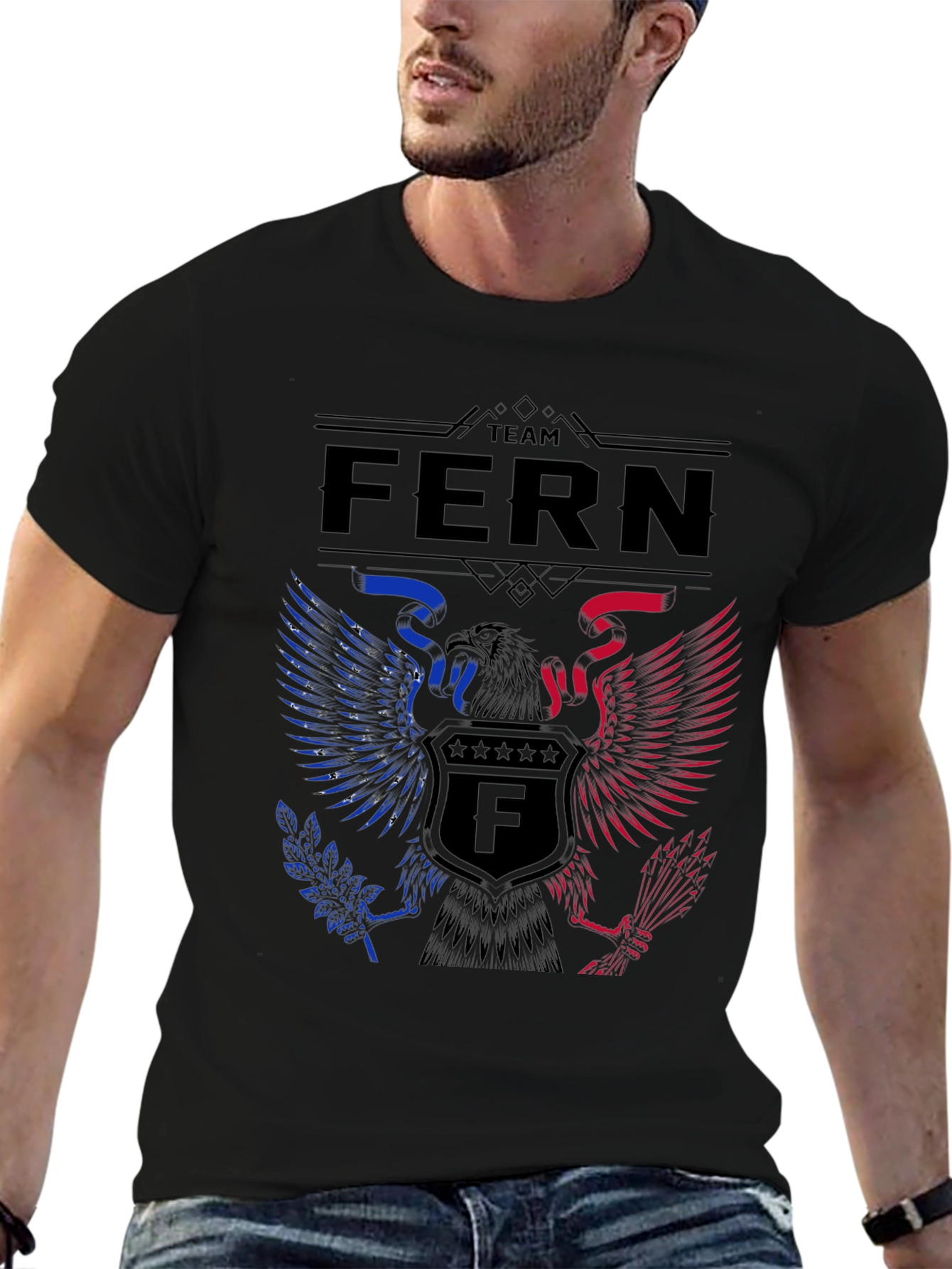 Team Fern Patriotic Eagle T-Shirt