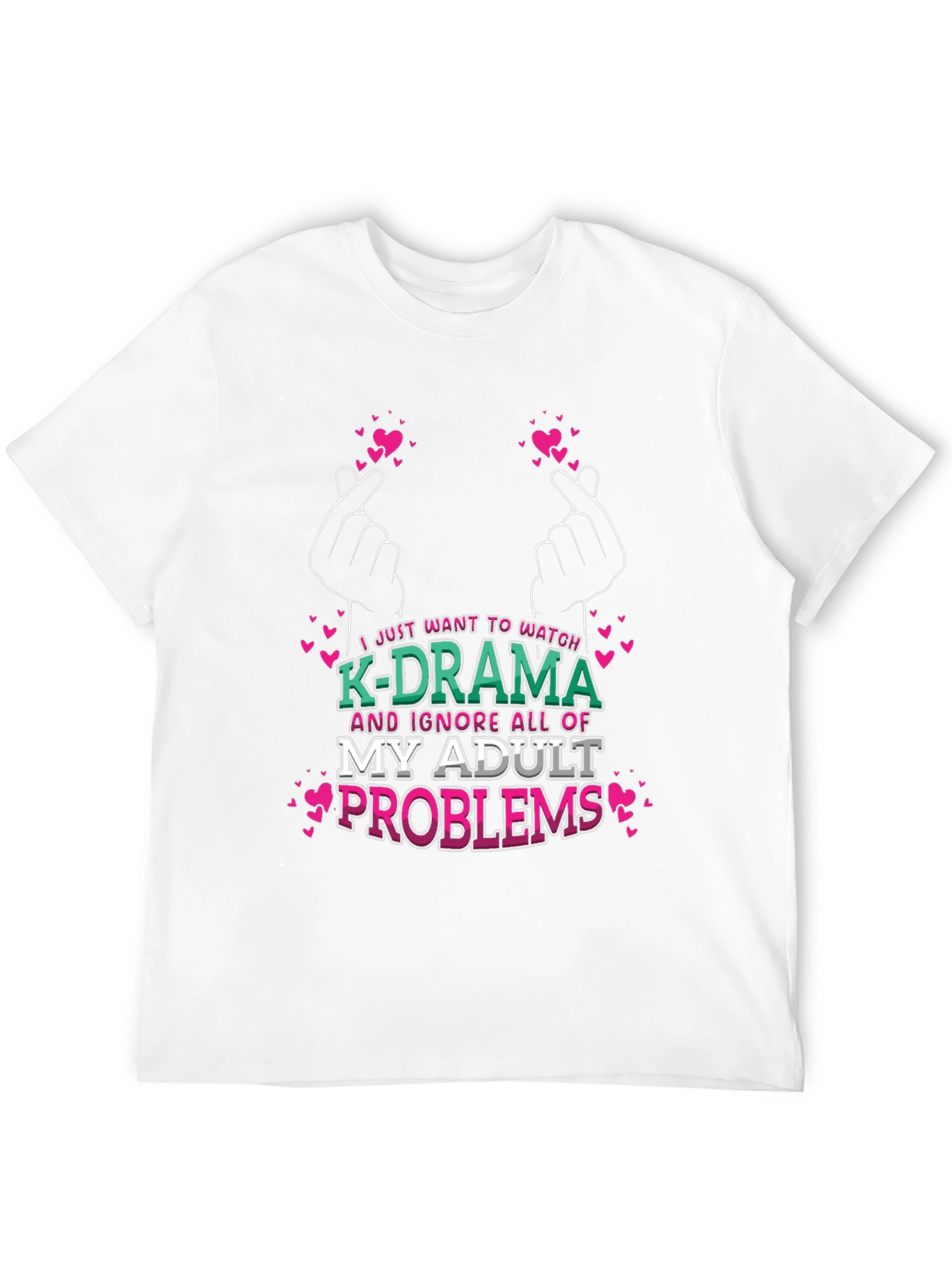 K-Drama Adult Problems T-Shirt