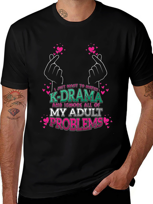 K-Drama Adult Problems T-Shirt