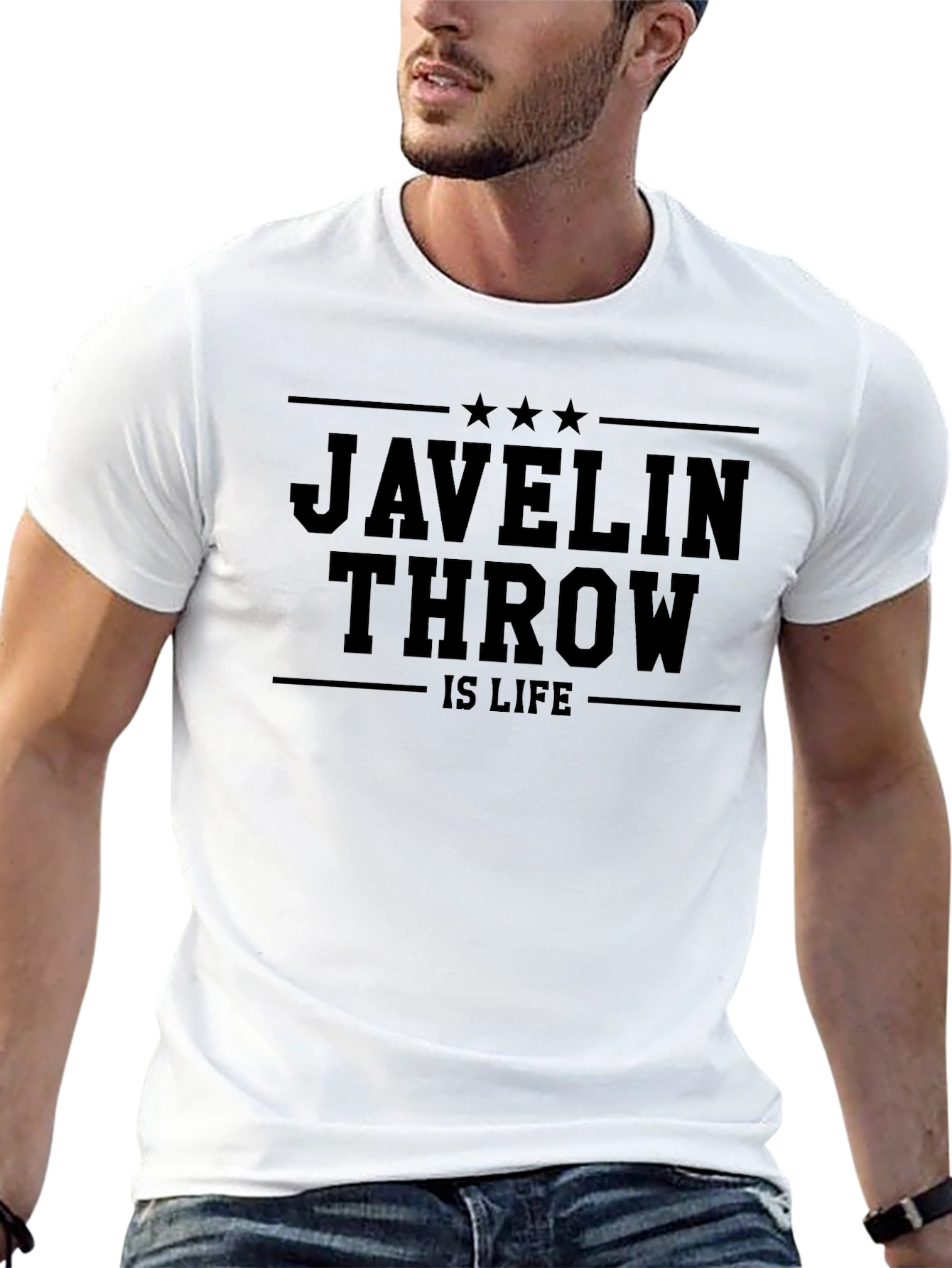 Javelin Throw Is Life Black T-Shirt