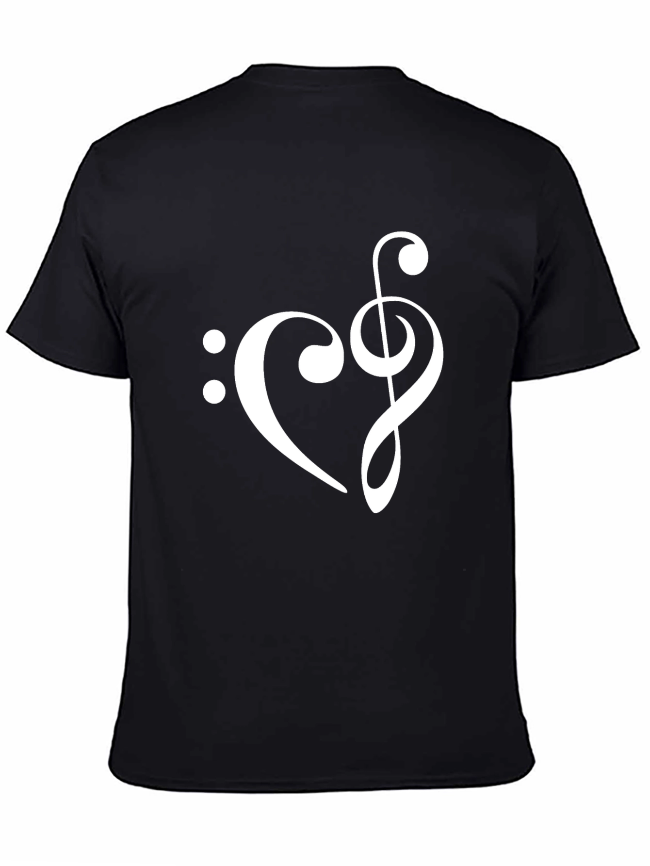 Musical Heart T-Shirt - Black