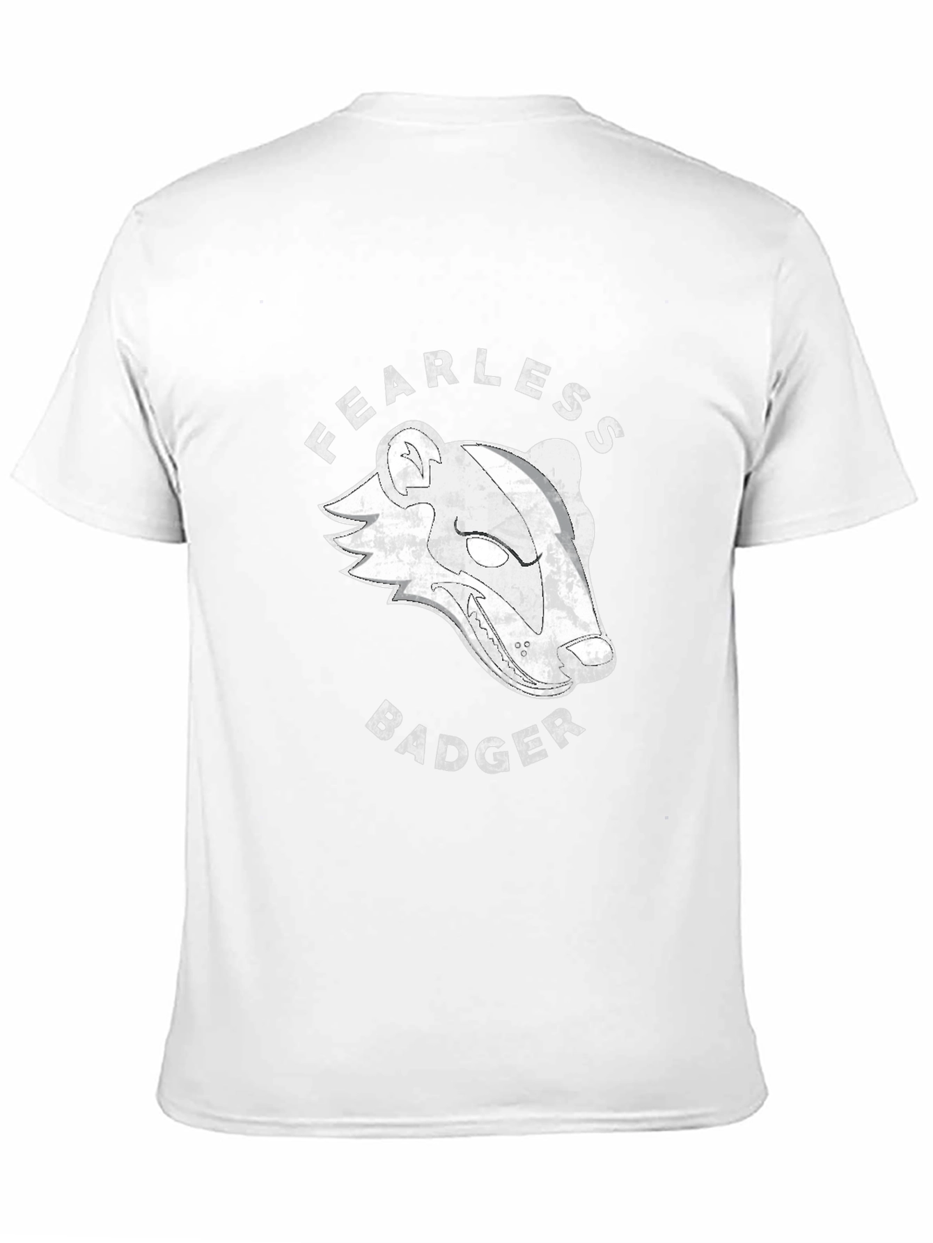 Fearless Badger Graphic T-Shirt - Black