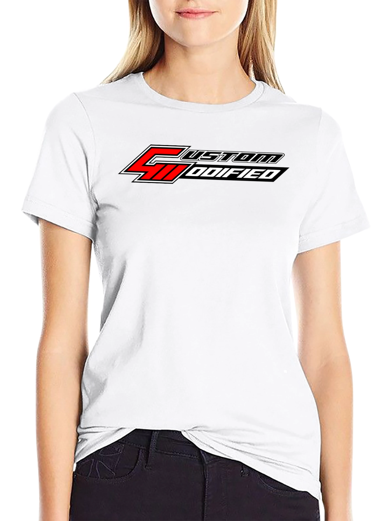 Custom Modified Black T-Shirt