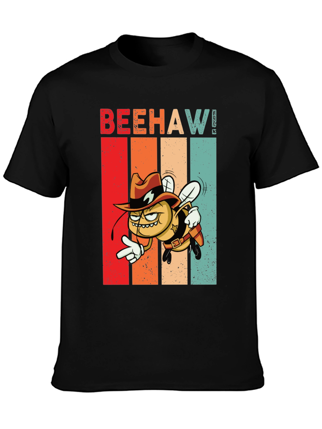 Beehaw! Graphic T-Shirt - Cowboy Bee