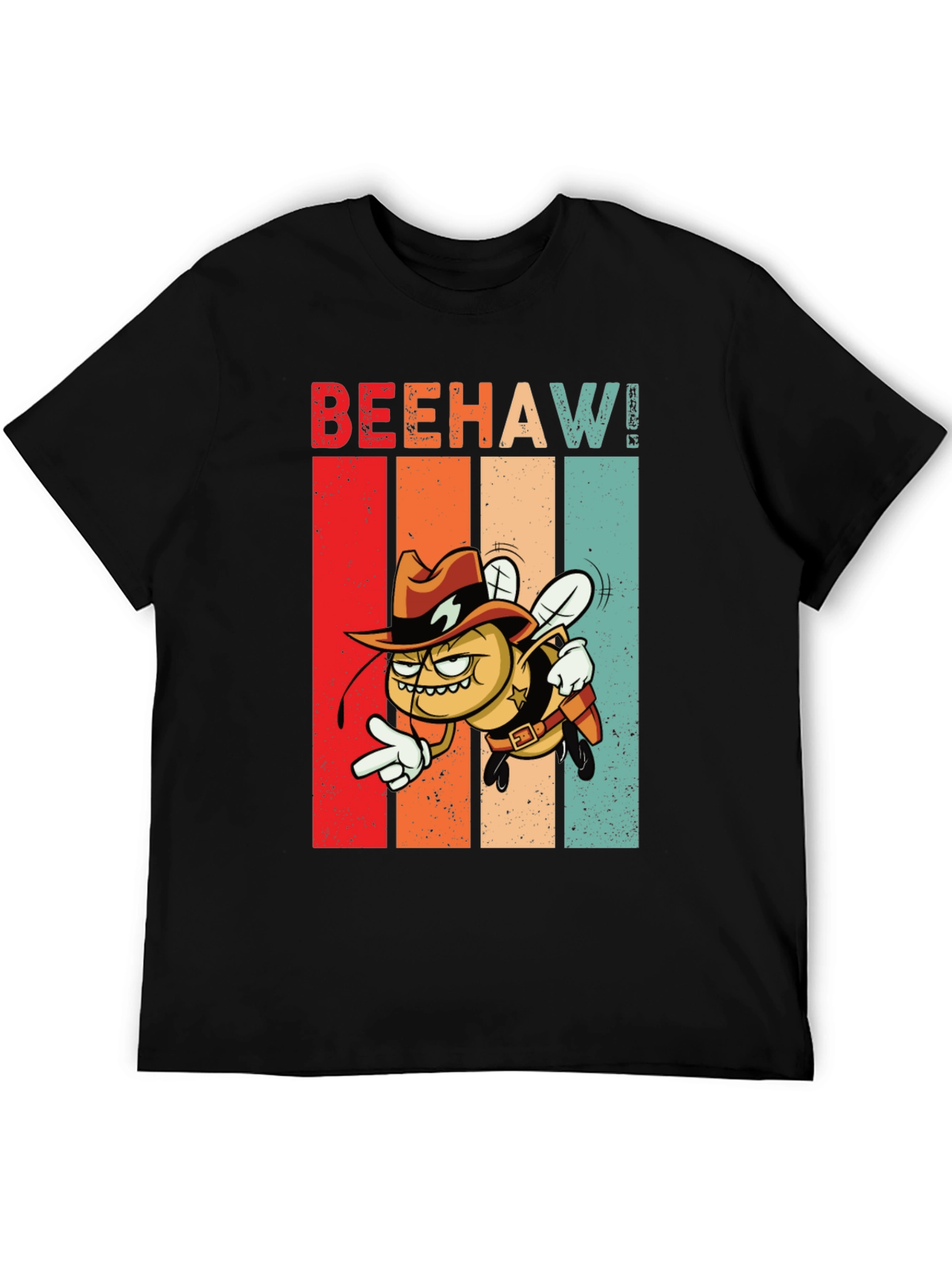 Beehaw! Graphic T-Shirt - Cowboy Bee