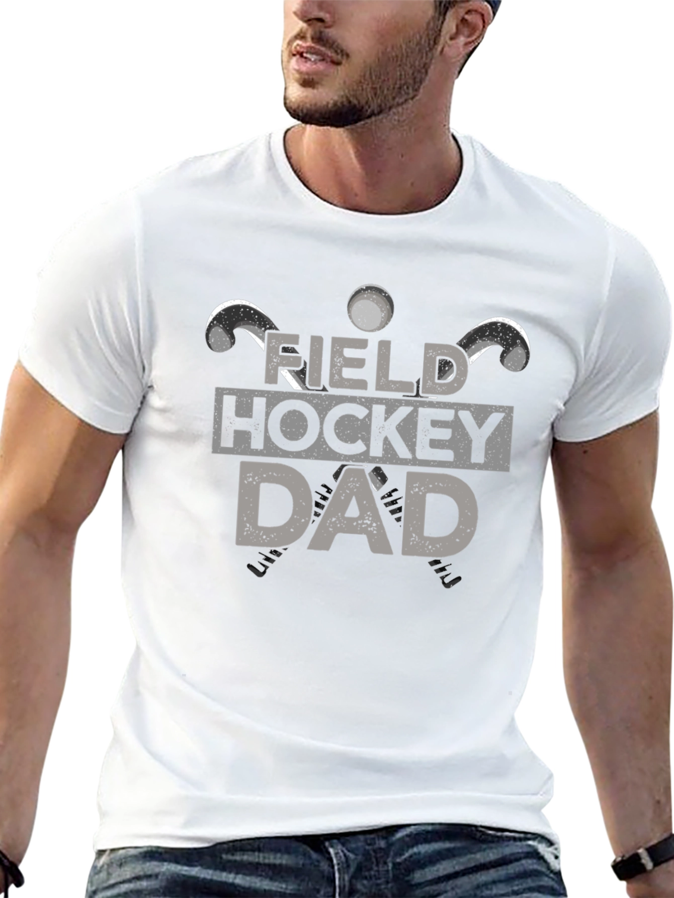 Field Hockey Dad T-Shirt - Stylish Graphic Tee