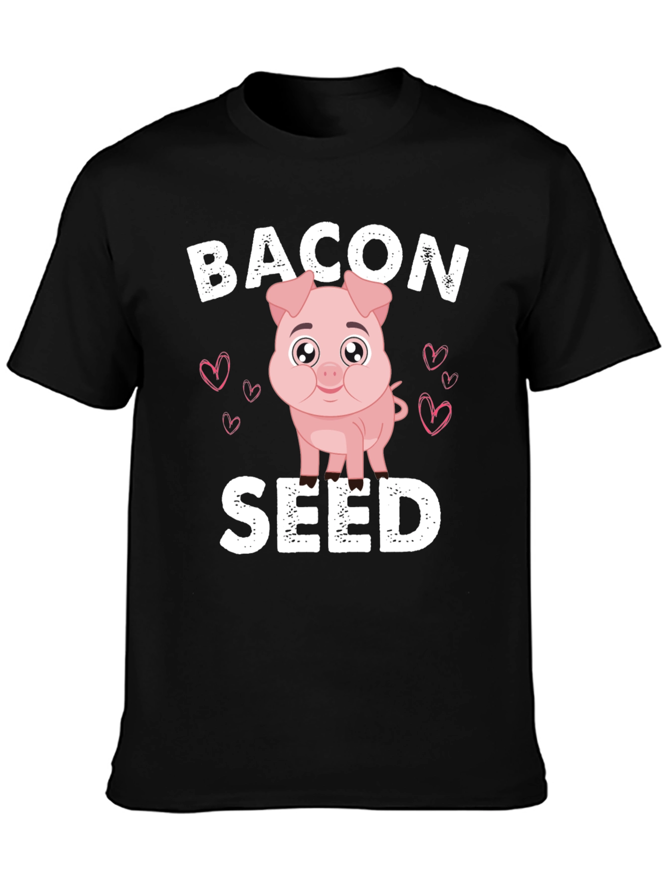 Bacon Seed Pig Graphic Tee - Unique & Fun!