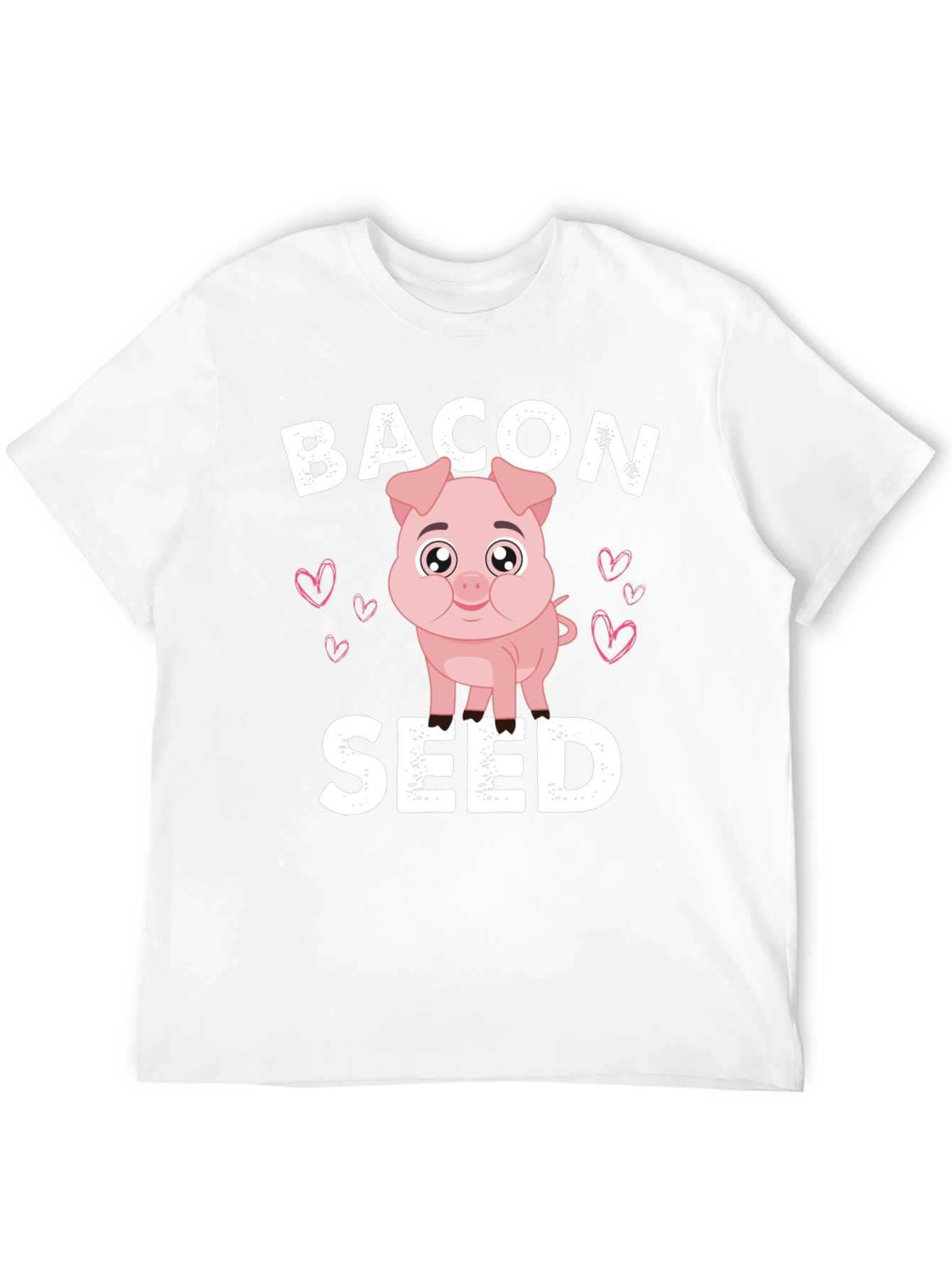 Bacon Seed Pig Graphic Tee - Unique & Fun!