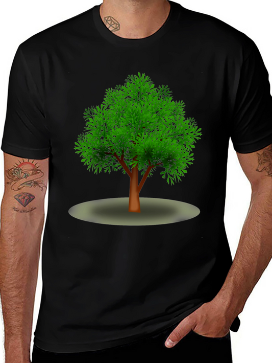 Tree Graphic Black T-Shirt