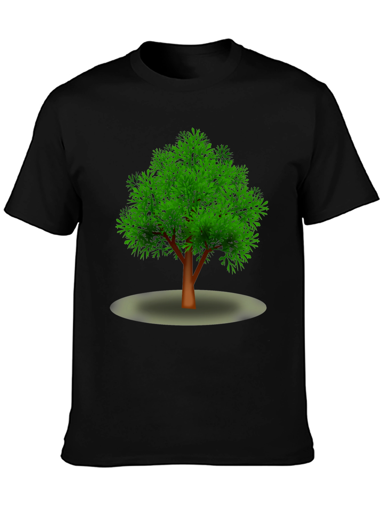 Tree Graphic Black T-Shirt