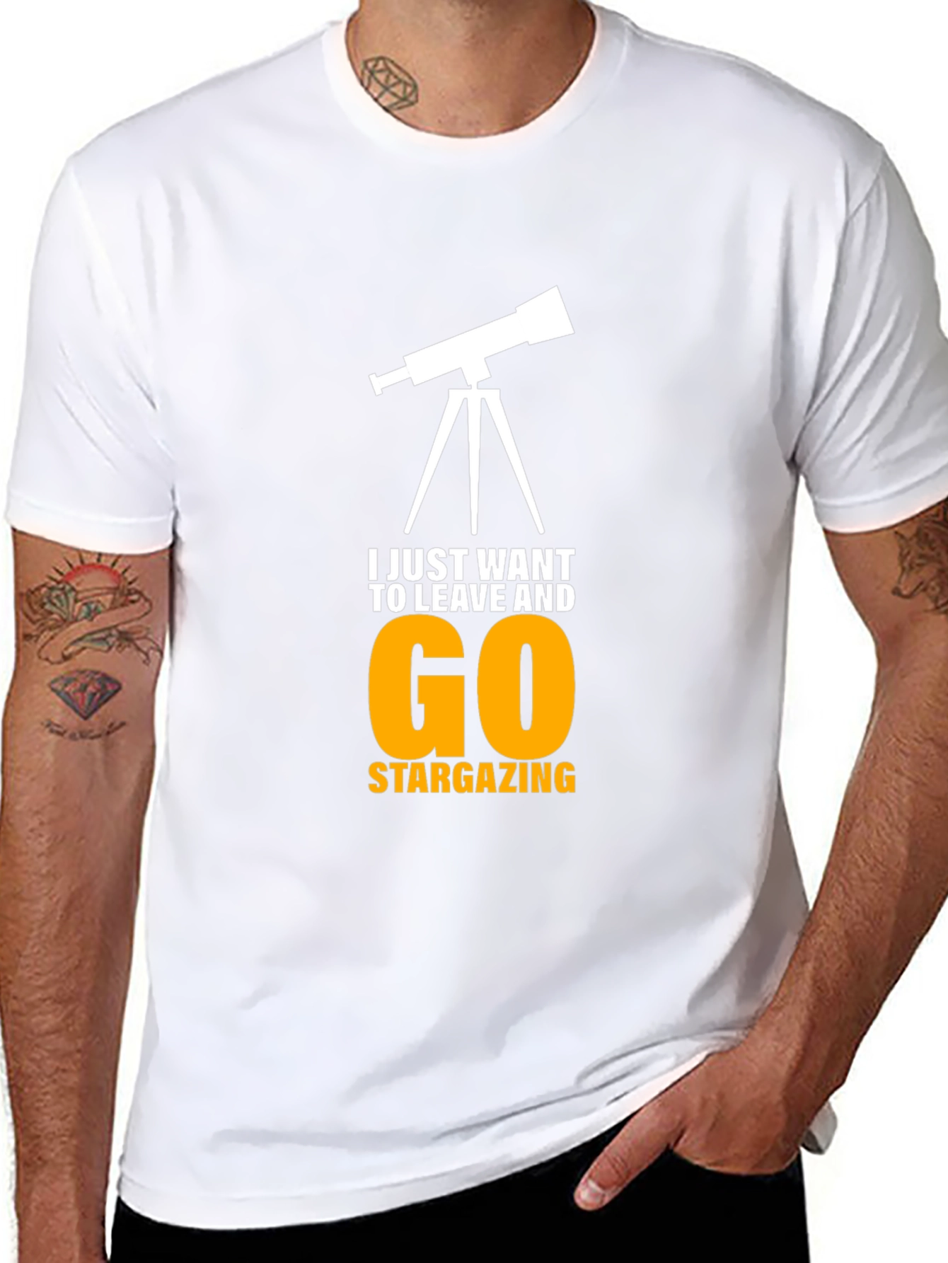 Stargazing T-Shirt - Leave and Go Design