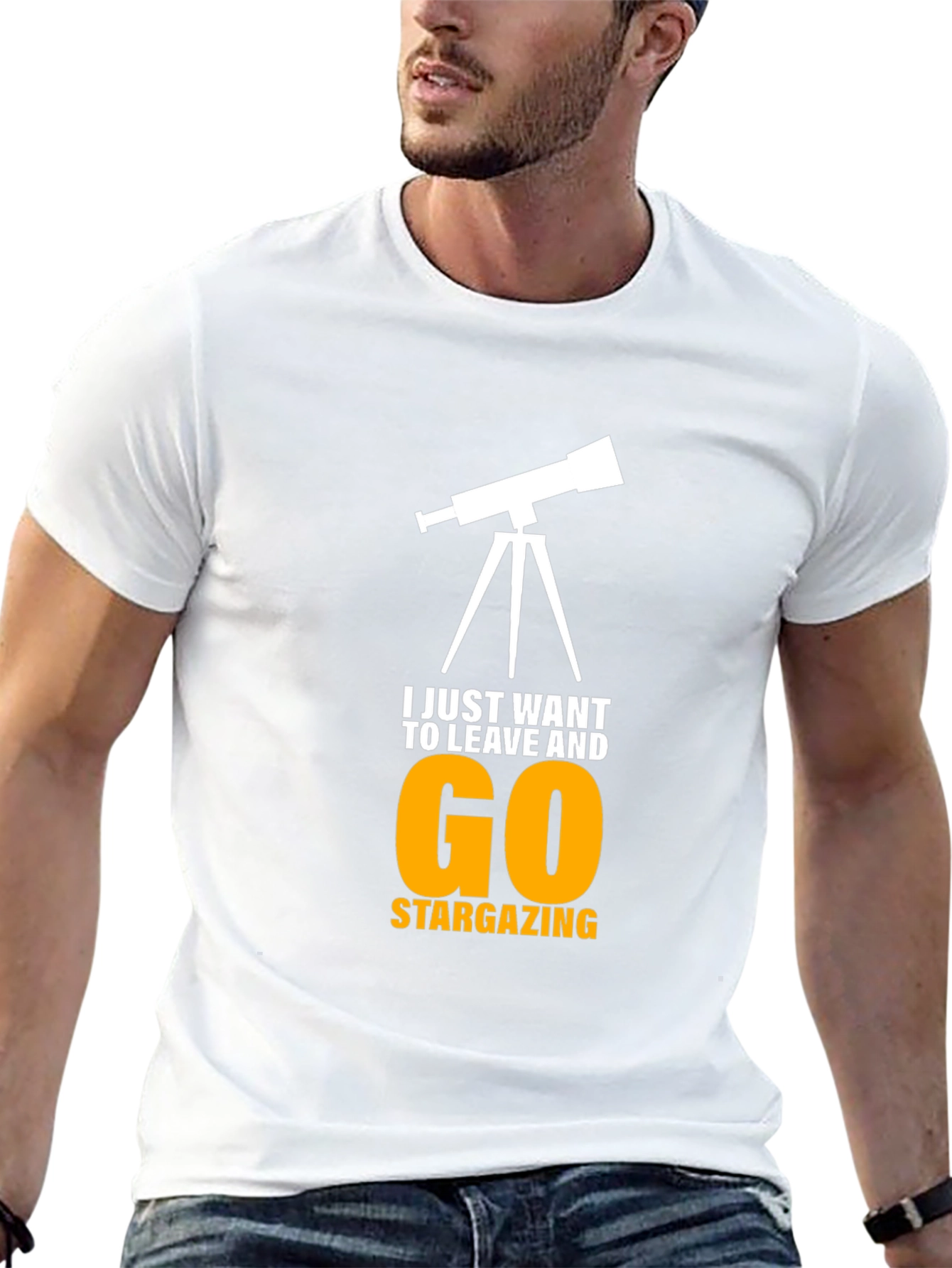 Stargazing T-Shirt - Leave and Go Design