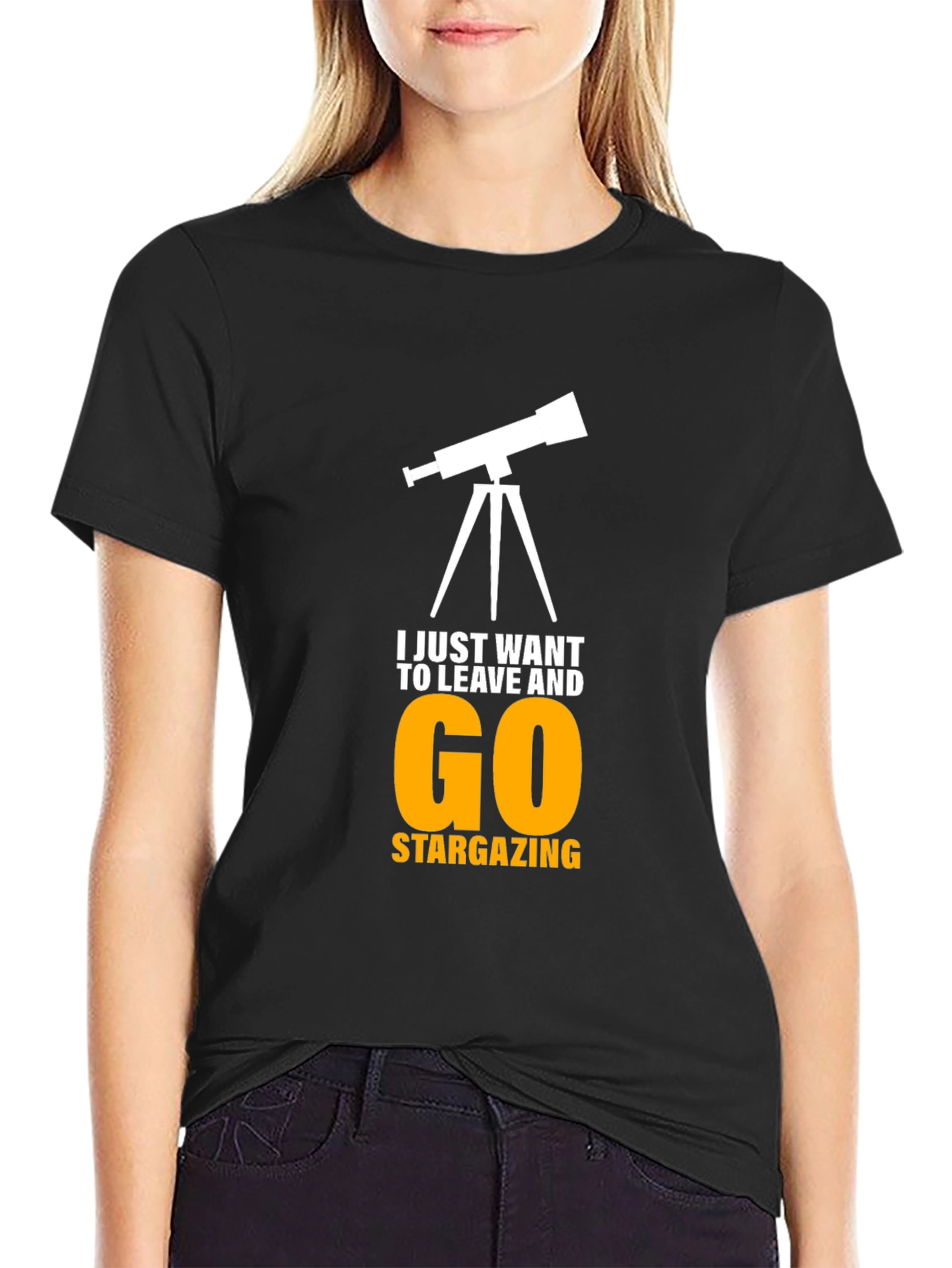 Stargazing T-Shirt - Leave and Go Design