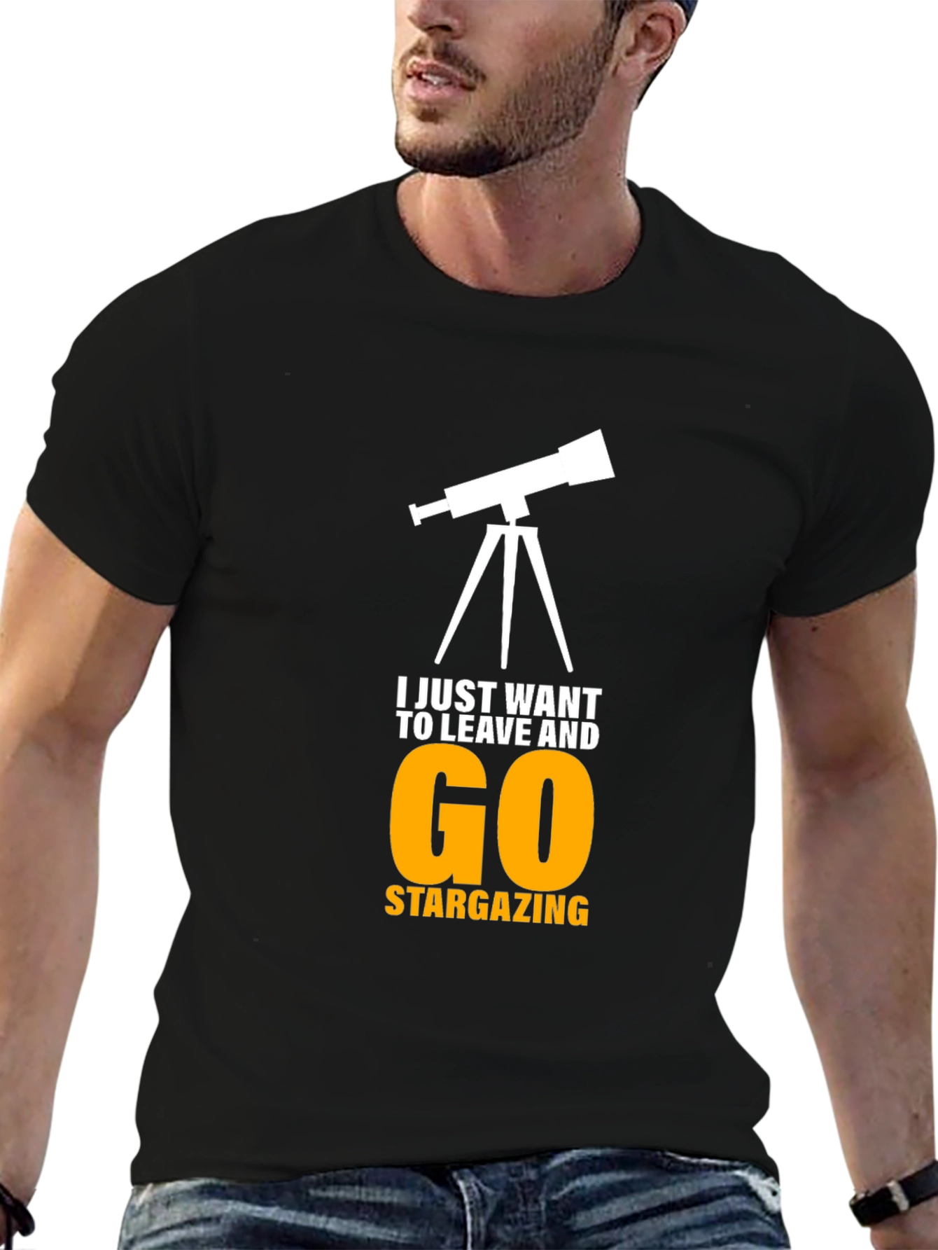 Stargazing T-Shirt - Leave and Go Design
