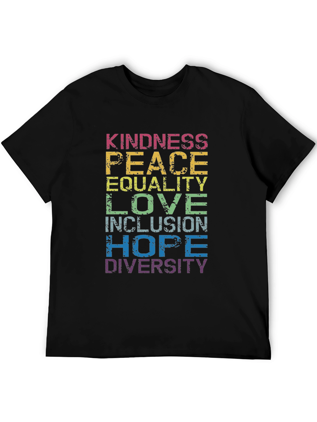 Kindness Peace Equality T-Shirt - Pride Positive