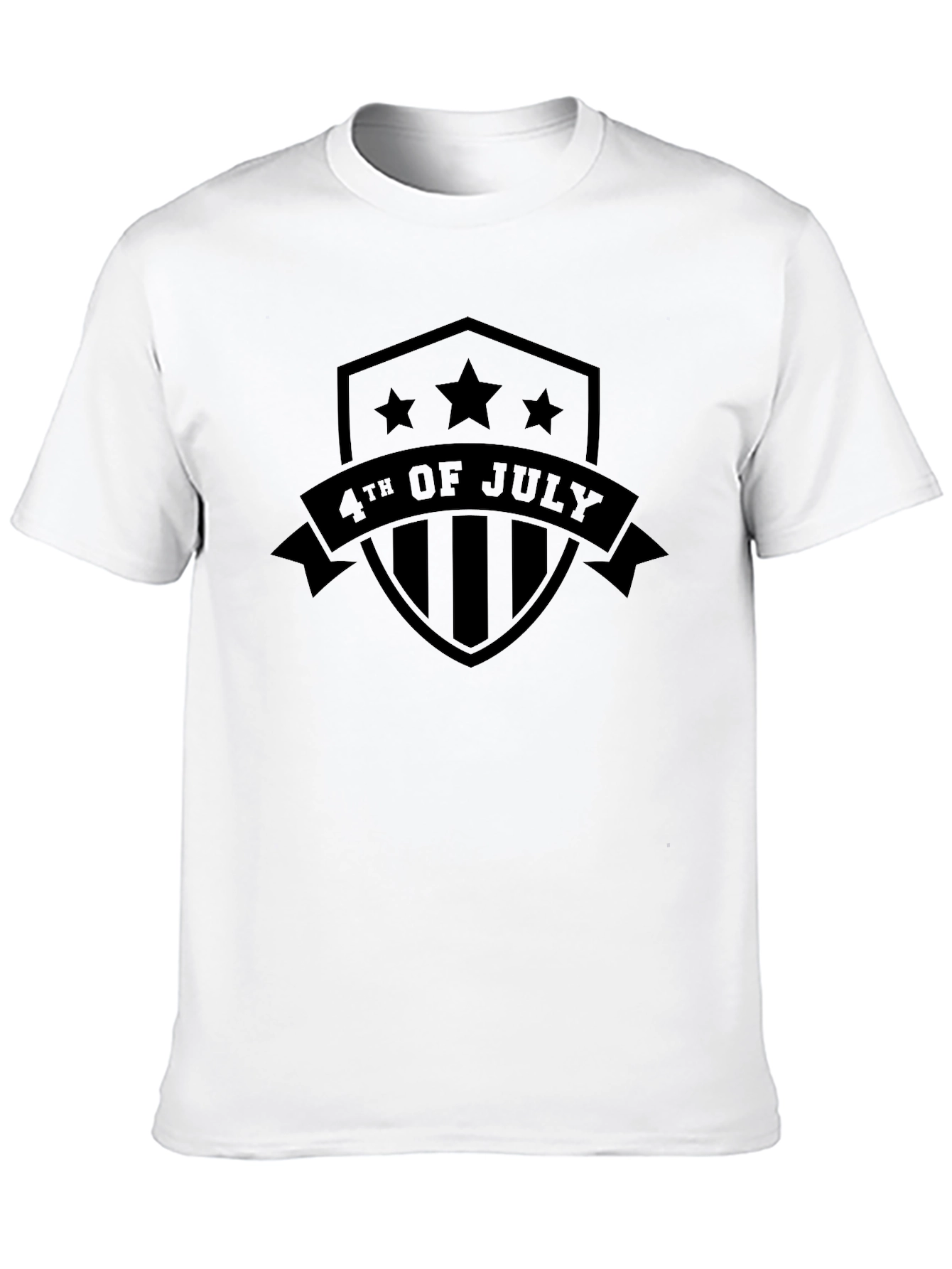 Patriotic 4th of July Shield T-Shirt