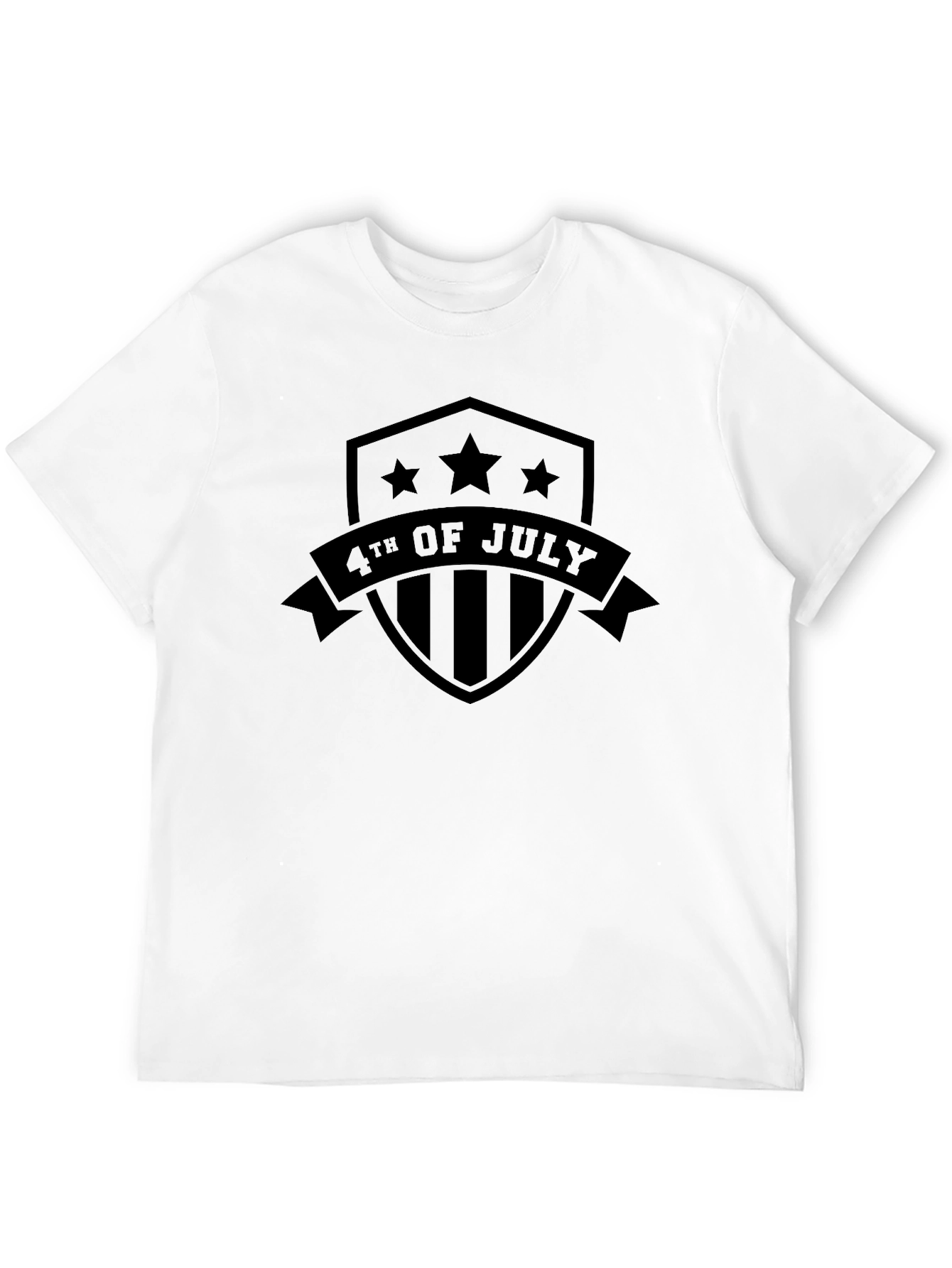 Patriotic 4th of July Shield T-Shirt
