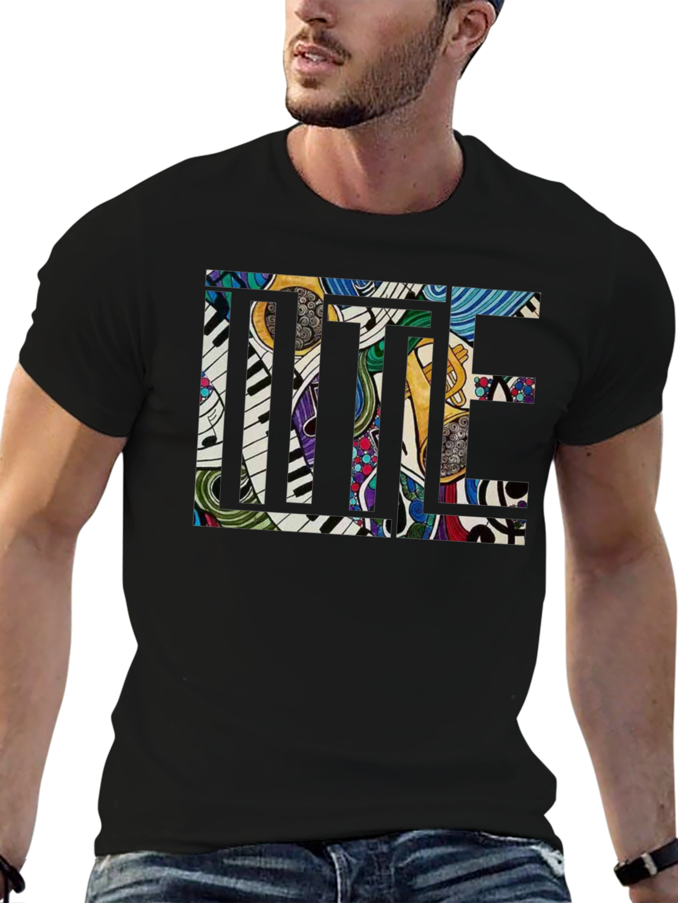 Musical Instrument Graphic T-Shirt
