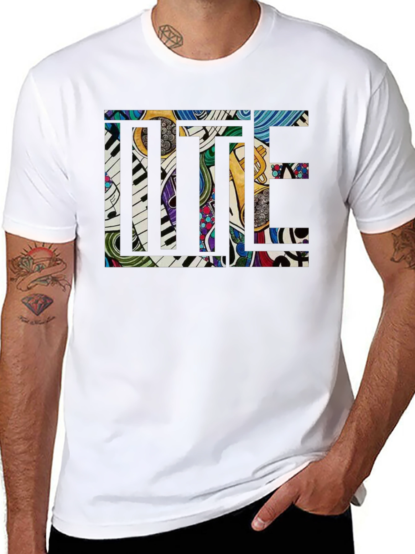 Musical Instrument Graphic T-Shirt