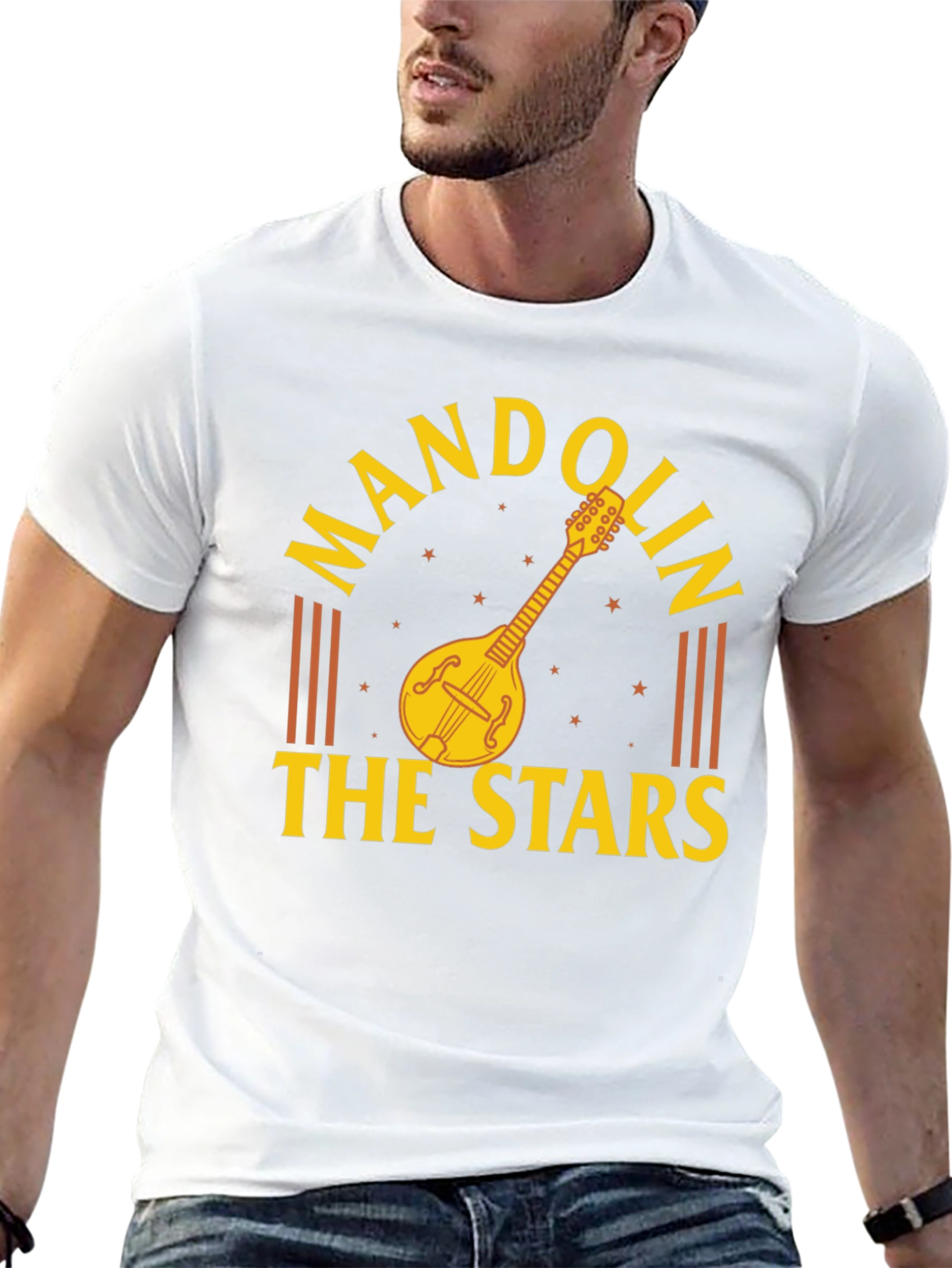 Mandolin the Stars Graphic T-Shirt
