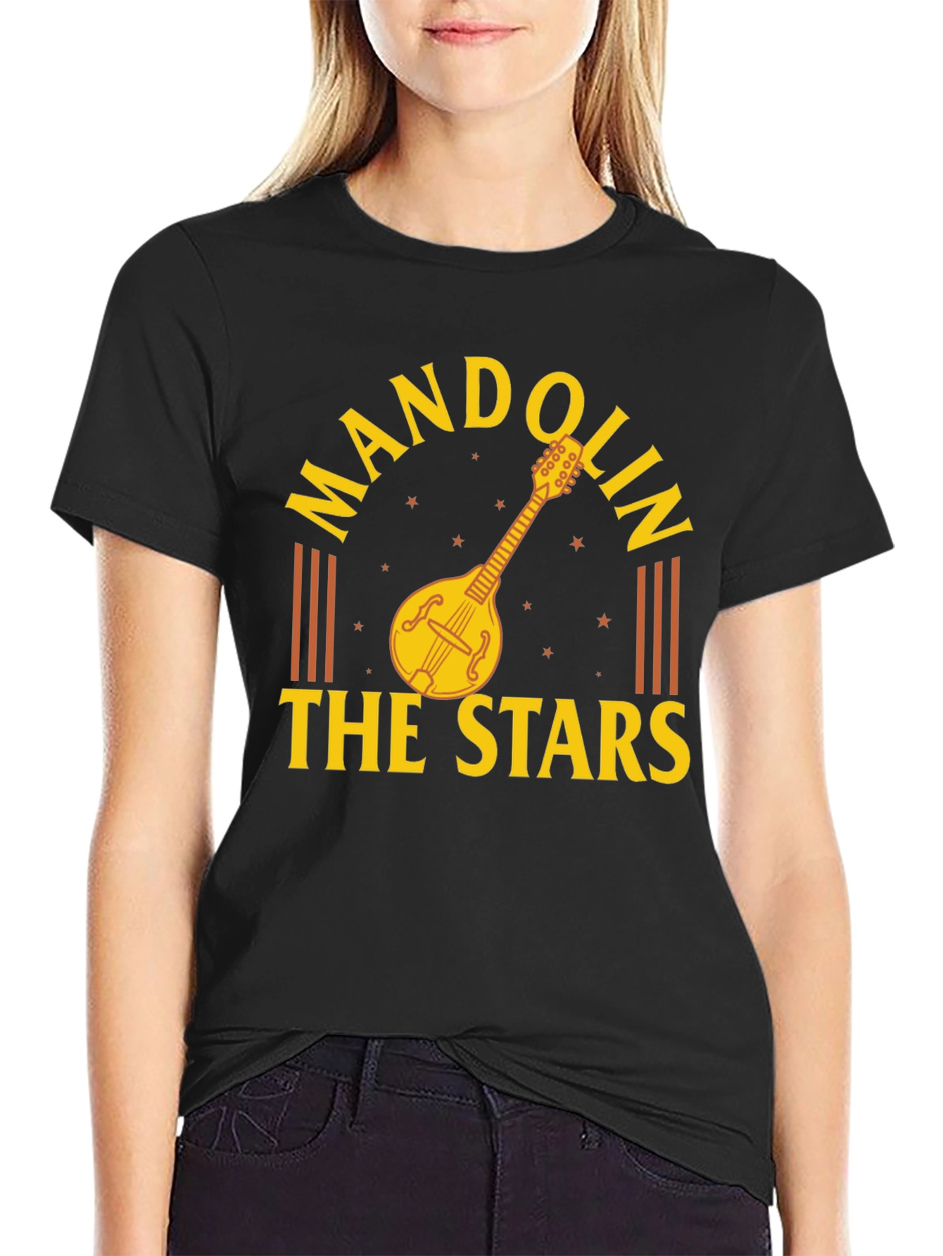 Mandolin the Stars Graphic T-Shirt