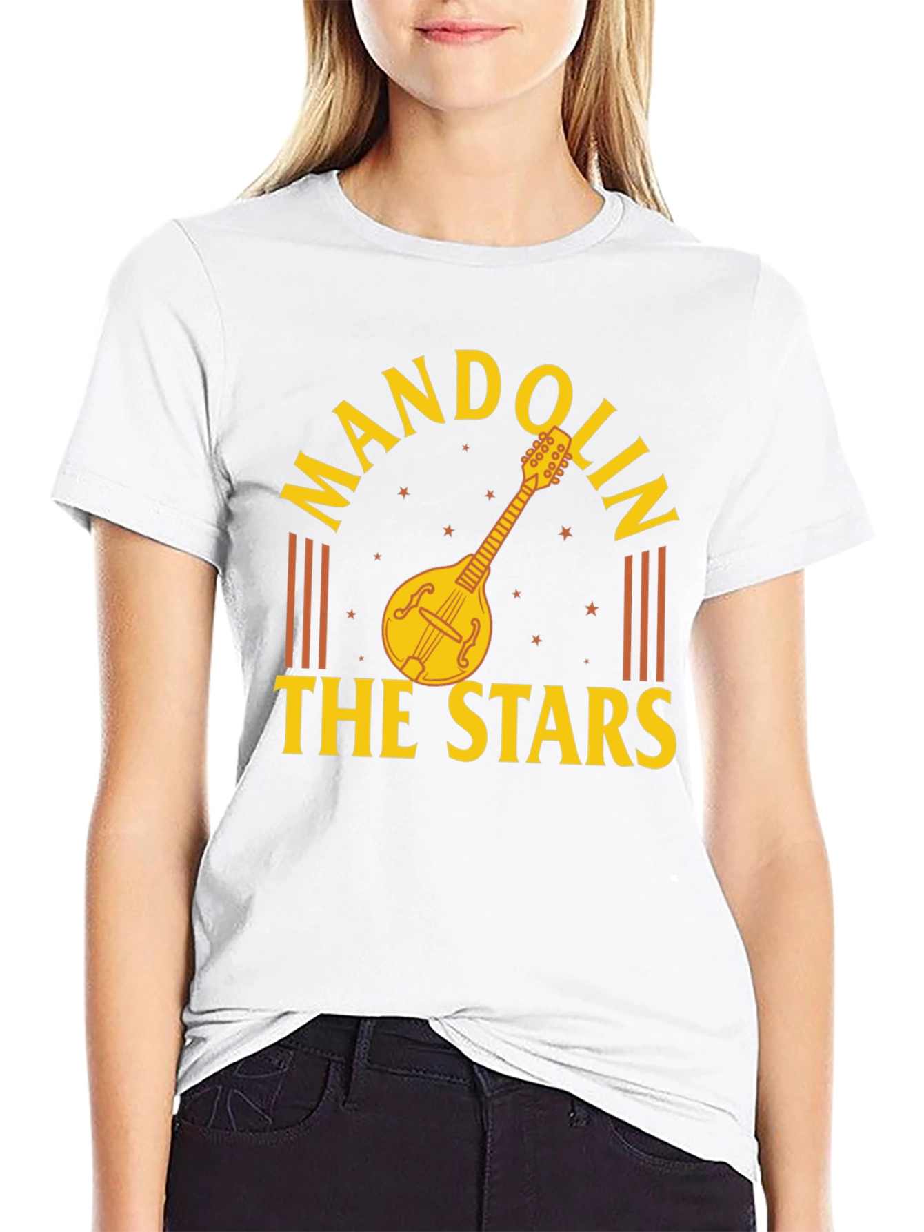 Mandolin the Stars Graphic T-Shirt