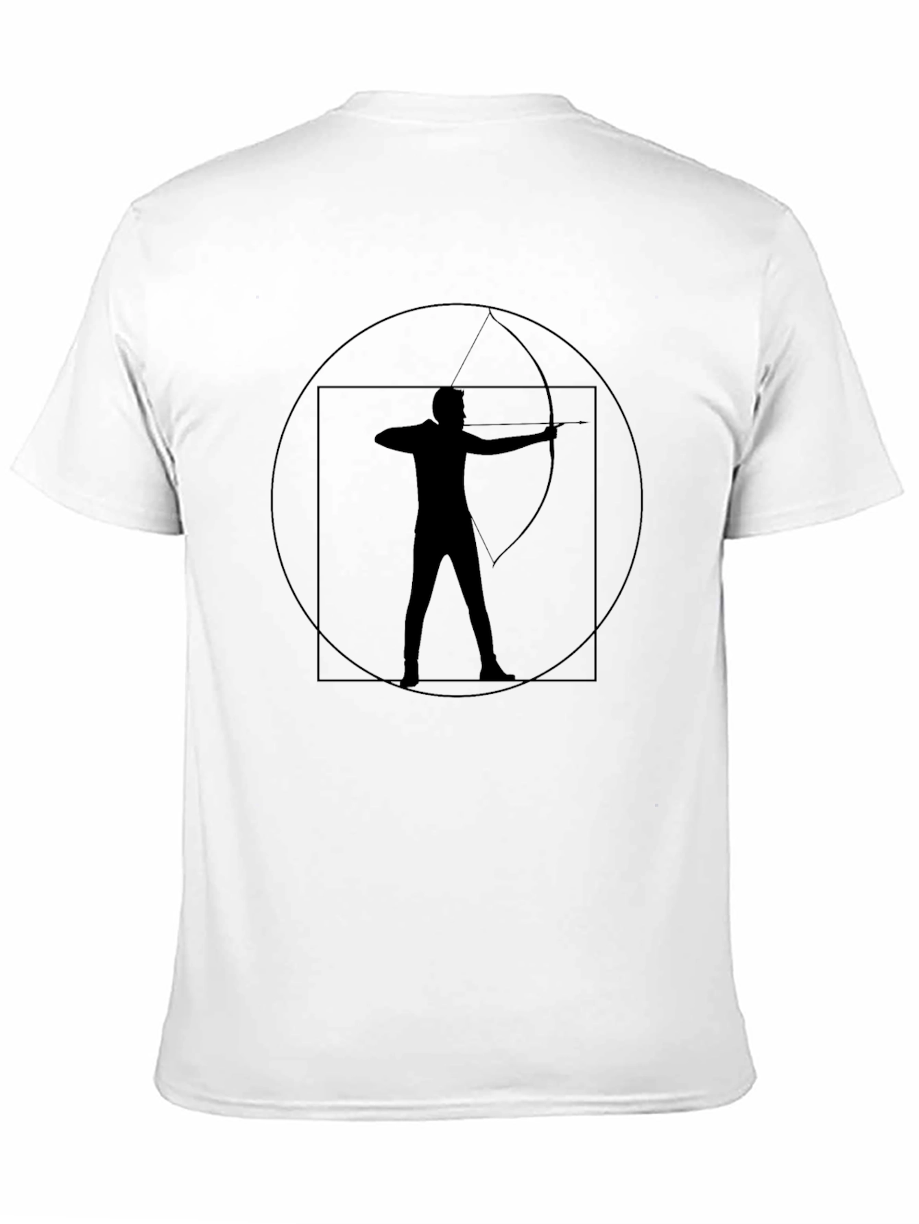 Archery Design Black T-Shirt