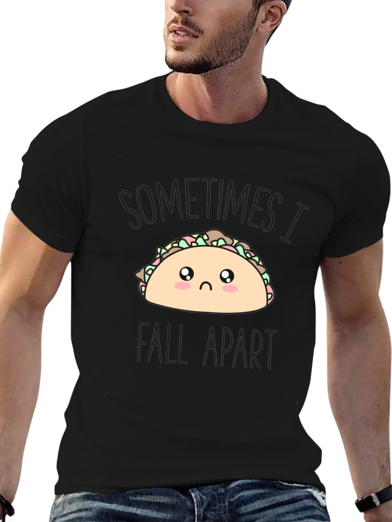 Sad Taco T-Shirt - Sometimes I Fall Apart Tee