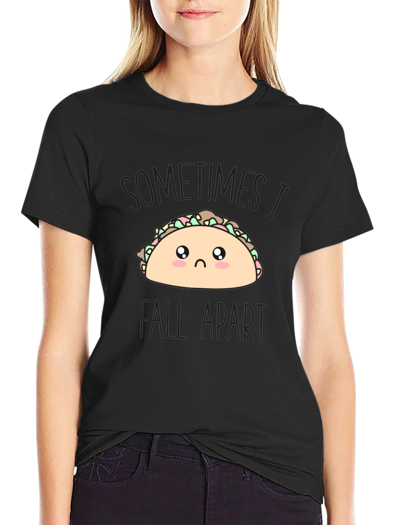 Sad Taco T-Shirt - Sometimes I Fall Apart Tee