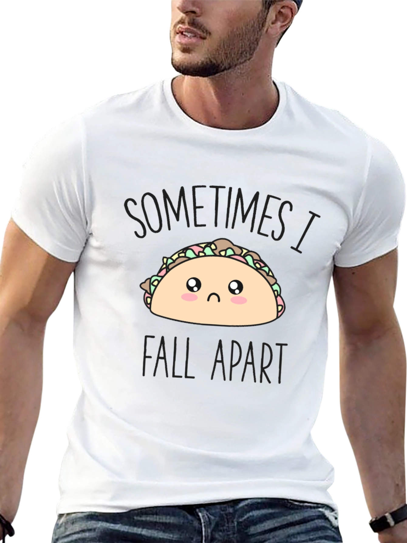Sad Taco T-Shirt - Sometimes I Fall Apart Tee