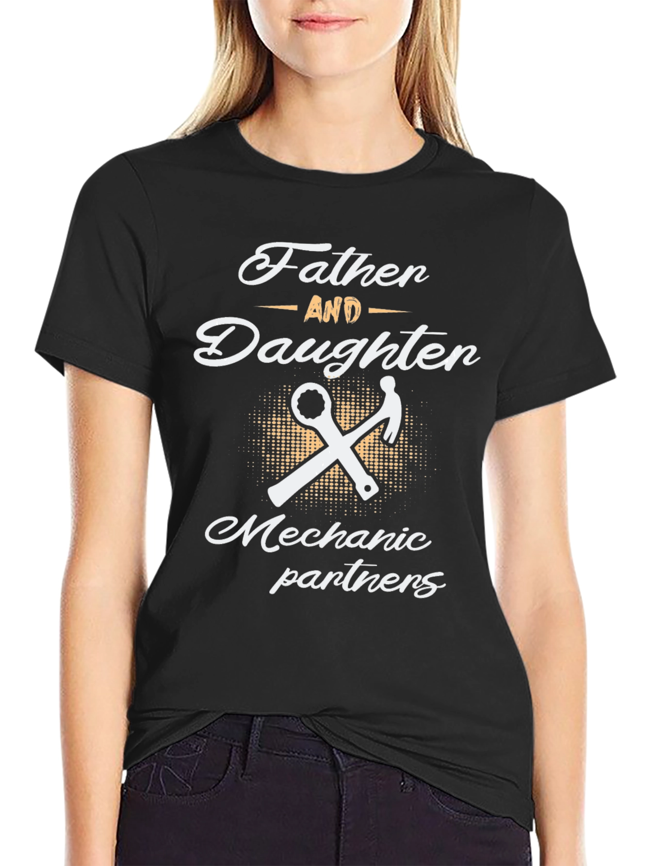 Father and Daughter Mechanic Partners T-Shirt