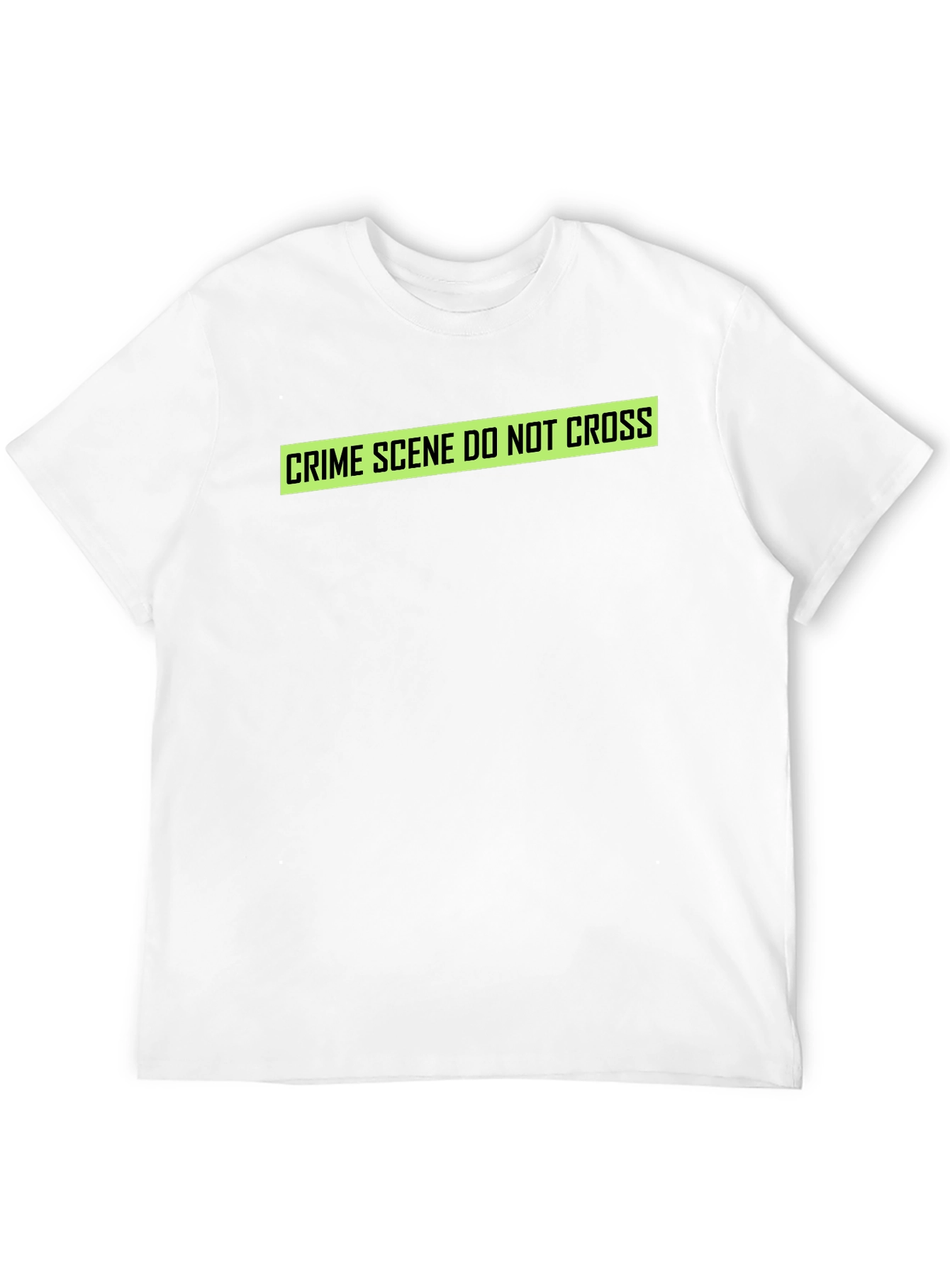 Crime Scene Do Not Cross T-Shirt - Black