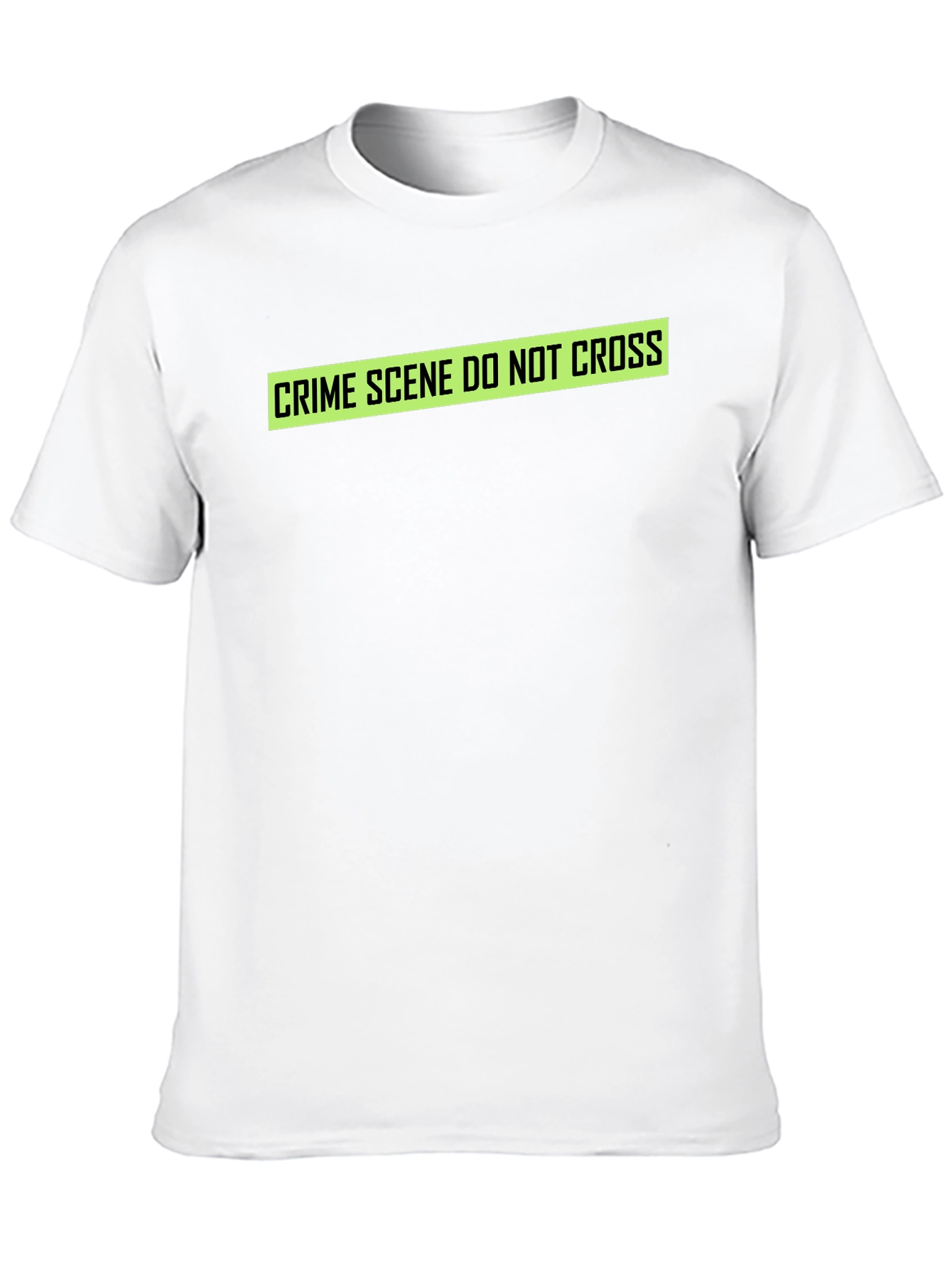 Crime Scene Do Not Cross T-Shirt - Black