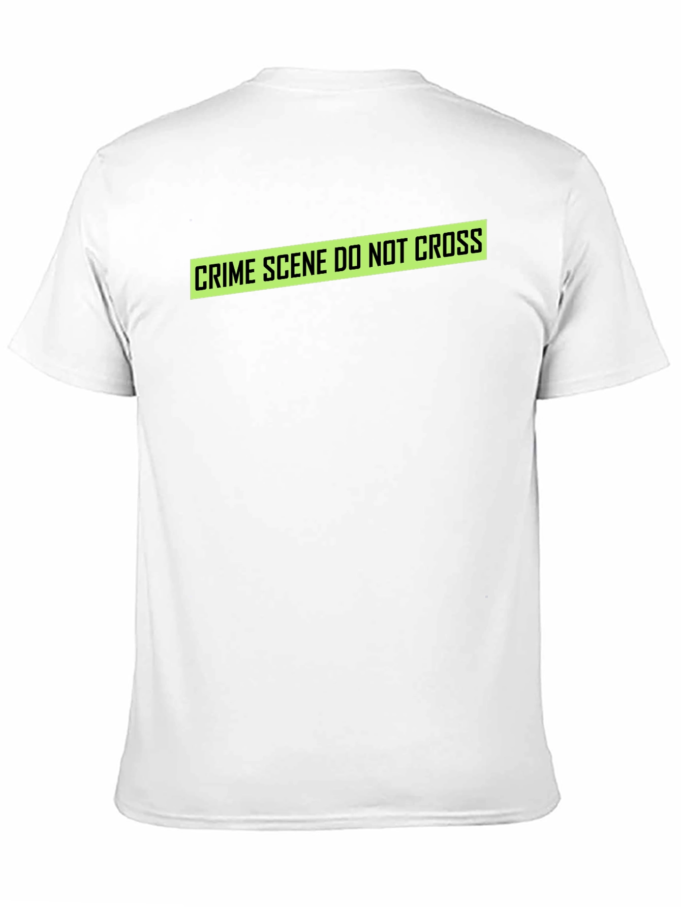 Crime Scene Do Not Cross T-Shirt - Black