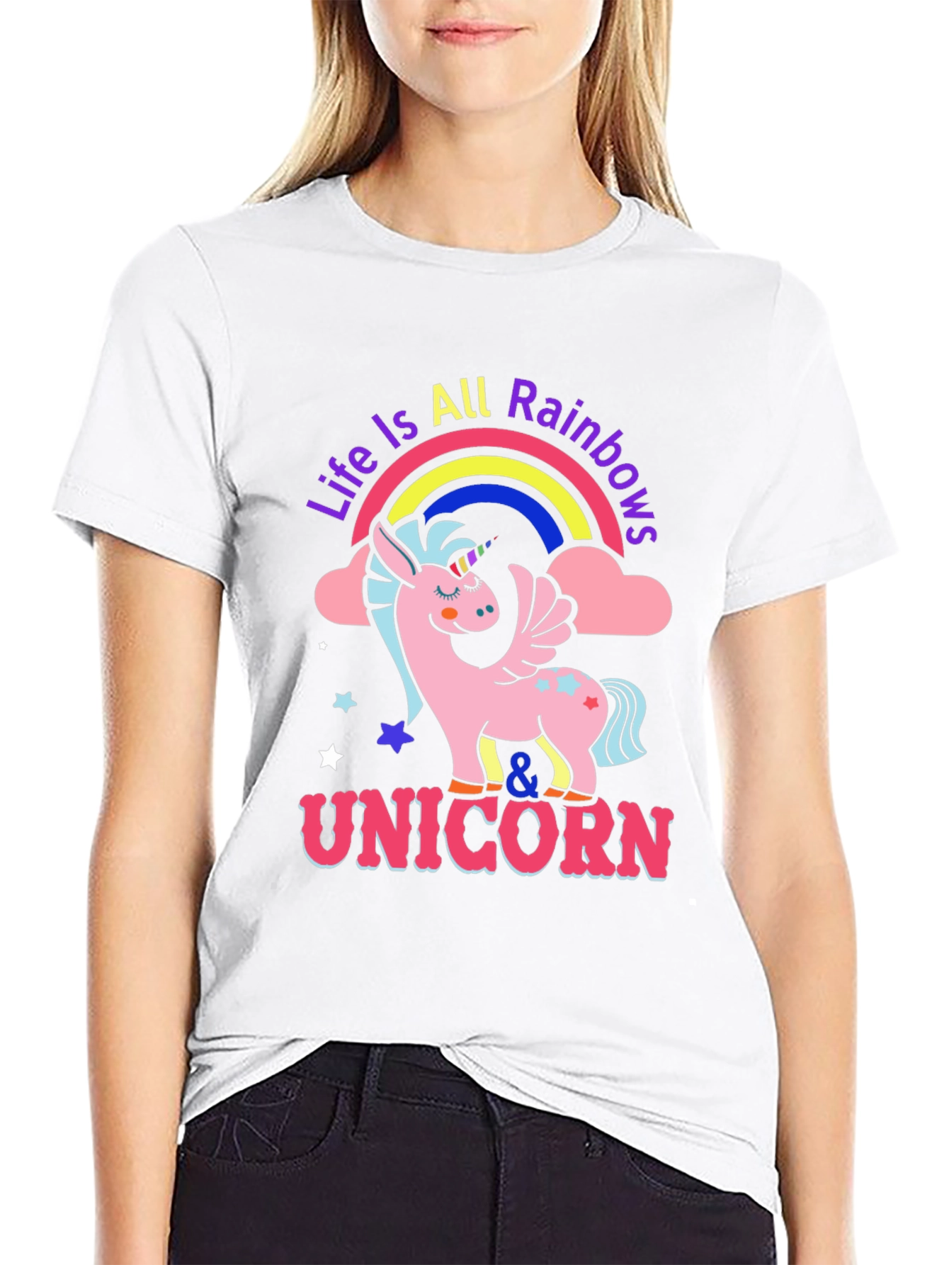 Life is All Rainbows Unicorn T-Shirt