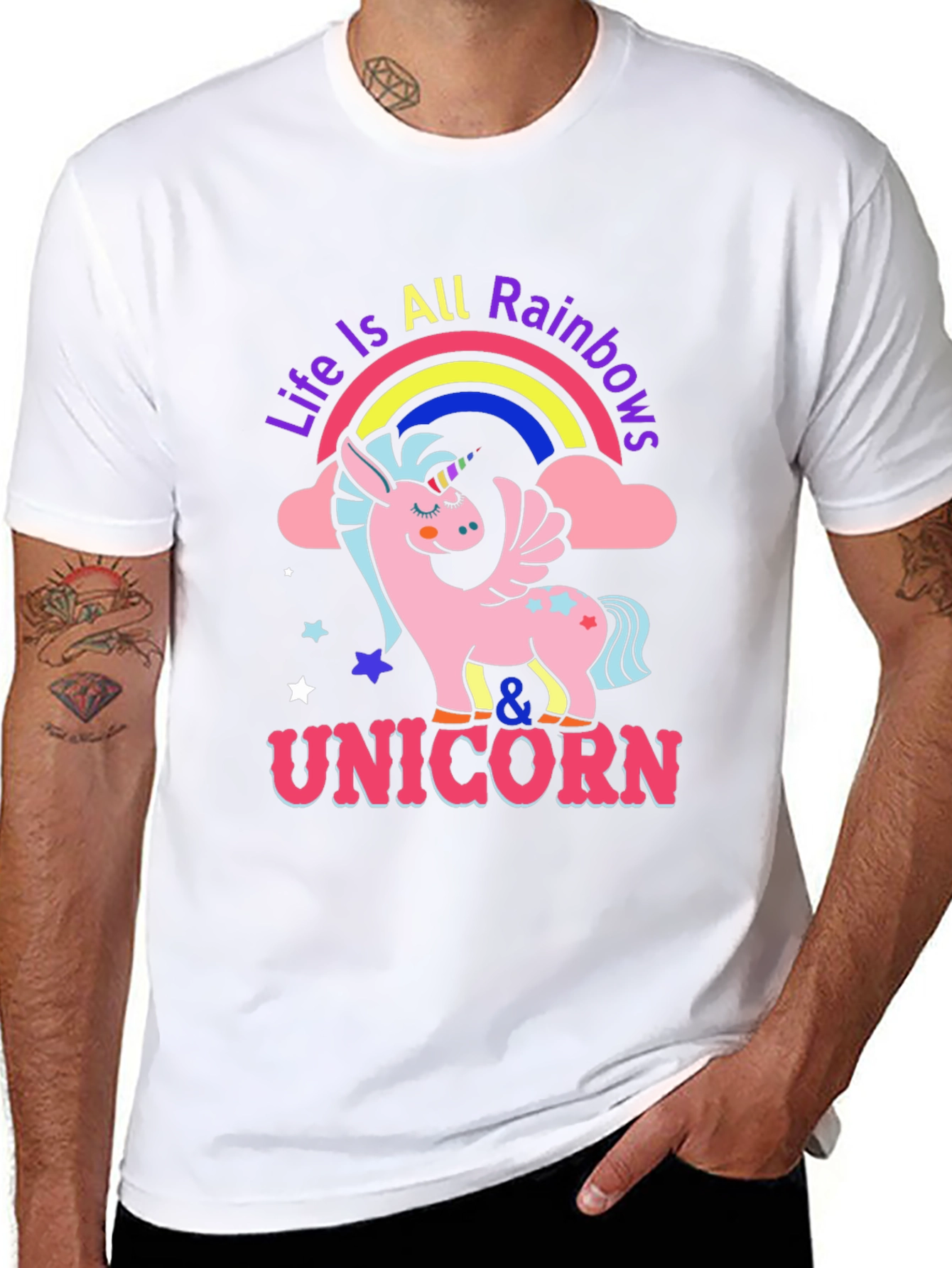 Life is All Rainbows Unicorn T-Shirt