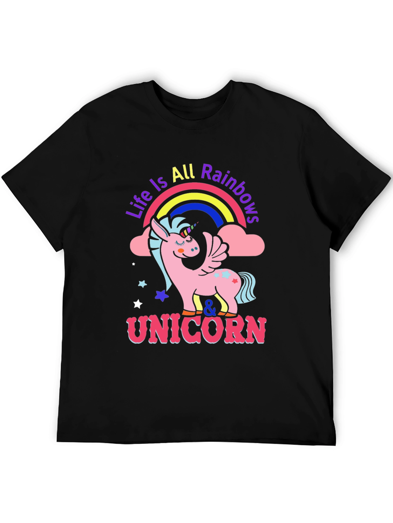 Life is All Rainbows Unicorn T-Shirt