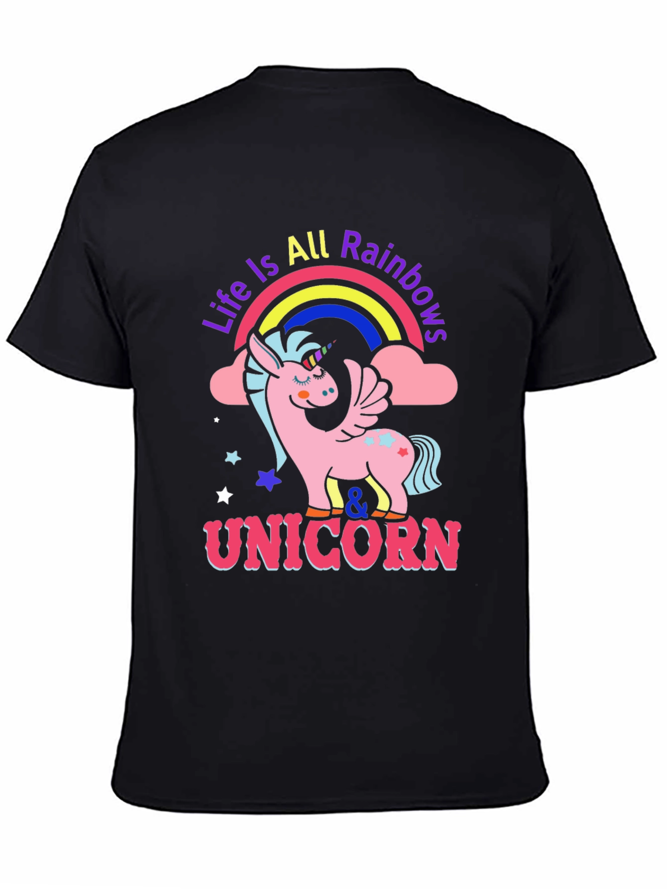 Life is All Rainbows Unicorn T-Shirt