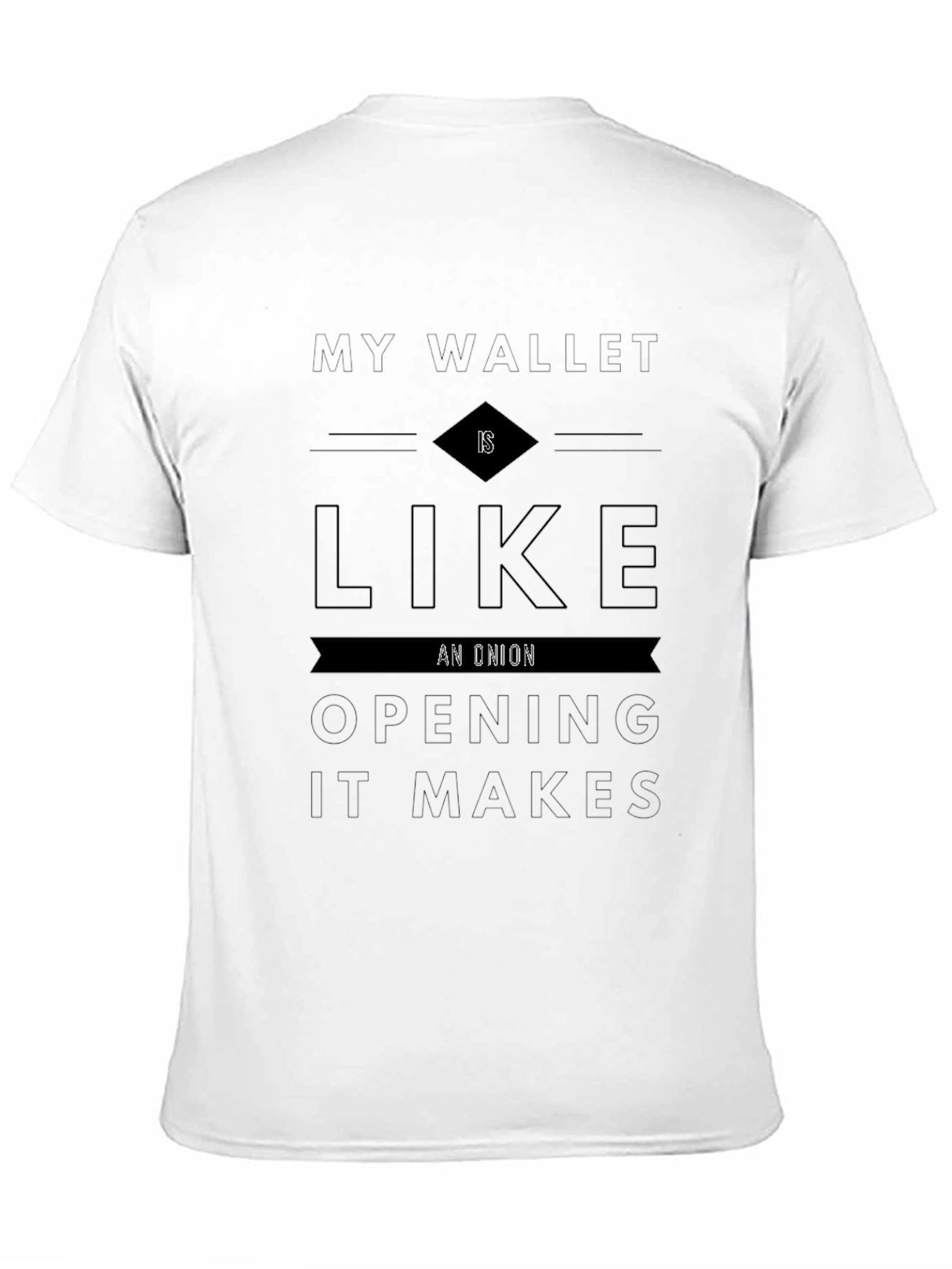Onion Wallet T-Shirt - Funny Saying