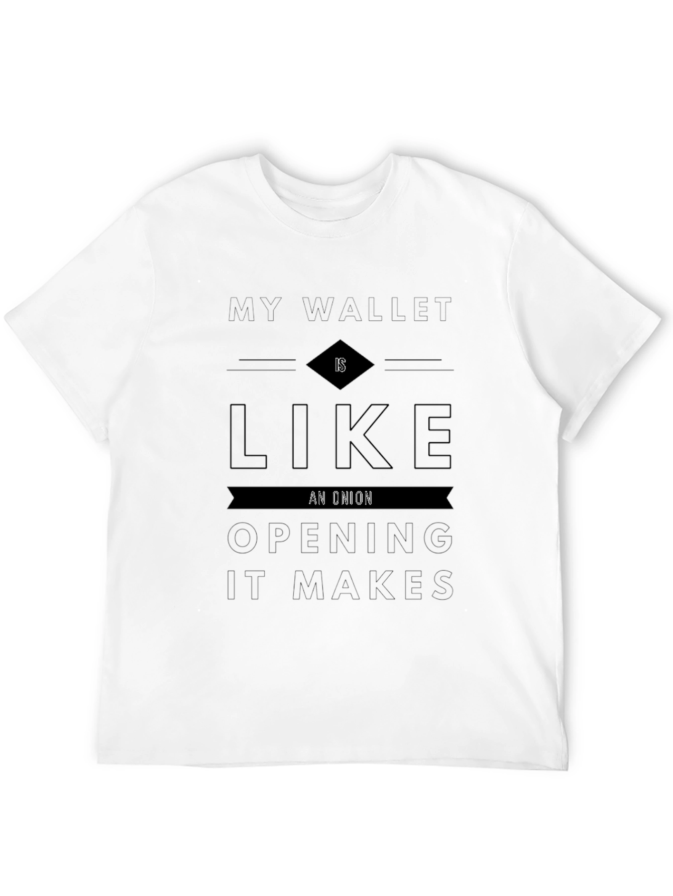 Onion Wallet T-Shirt - Funny Saying