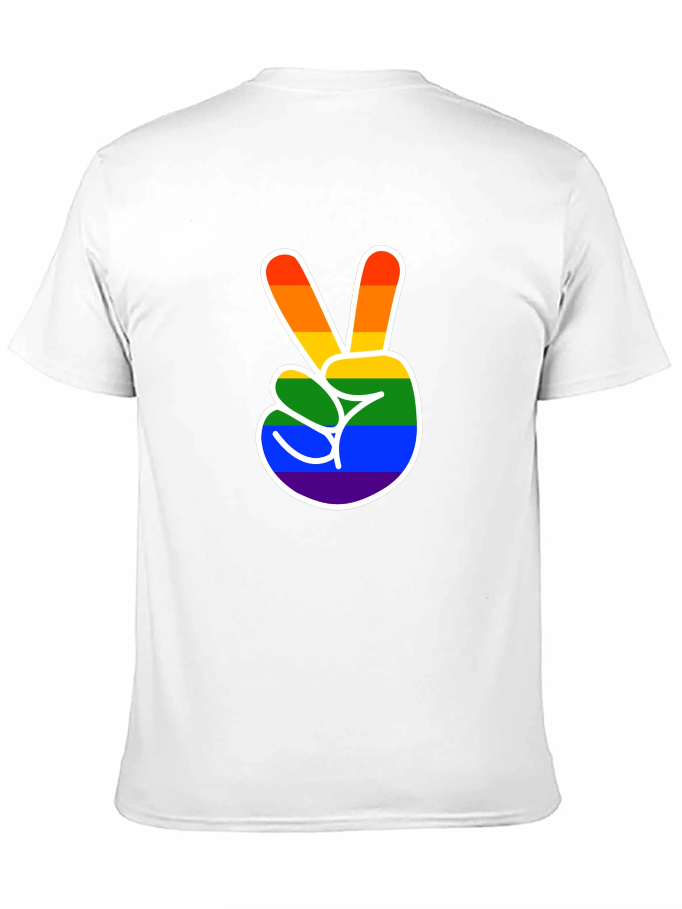 Peace Love Pride Black Tee
