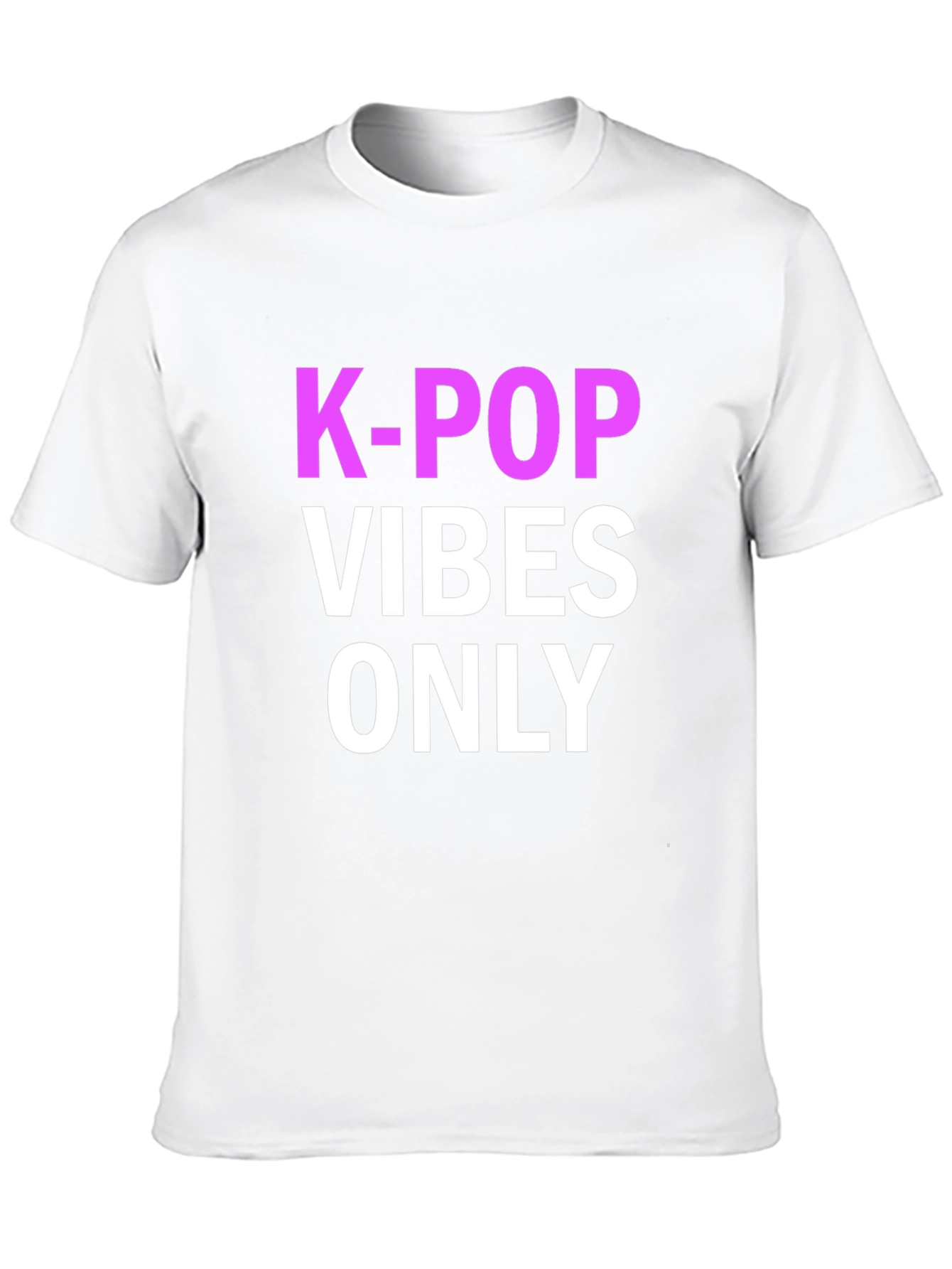 K-Pop Vibes Only T-Shirt Black