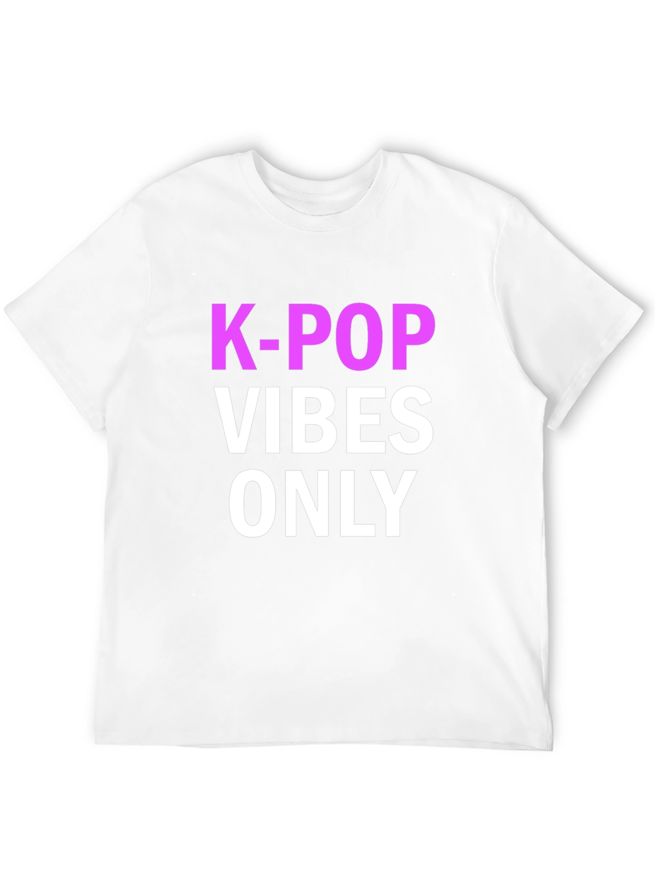 K-Pop Vibes Only T-Shirt Black