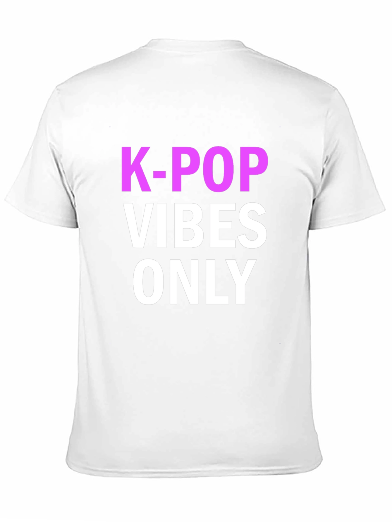 K-Pop Vibes Only T-Shirt Black